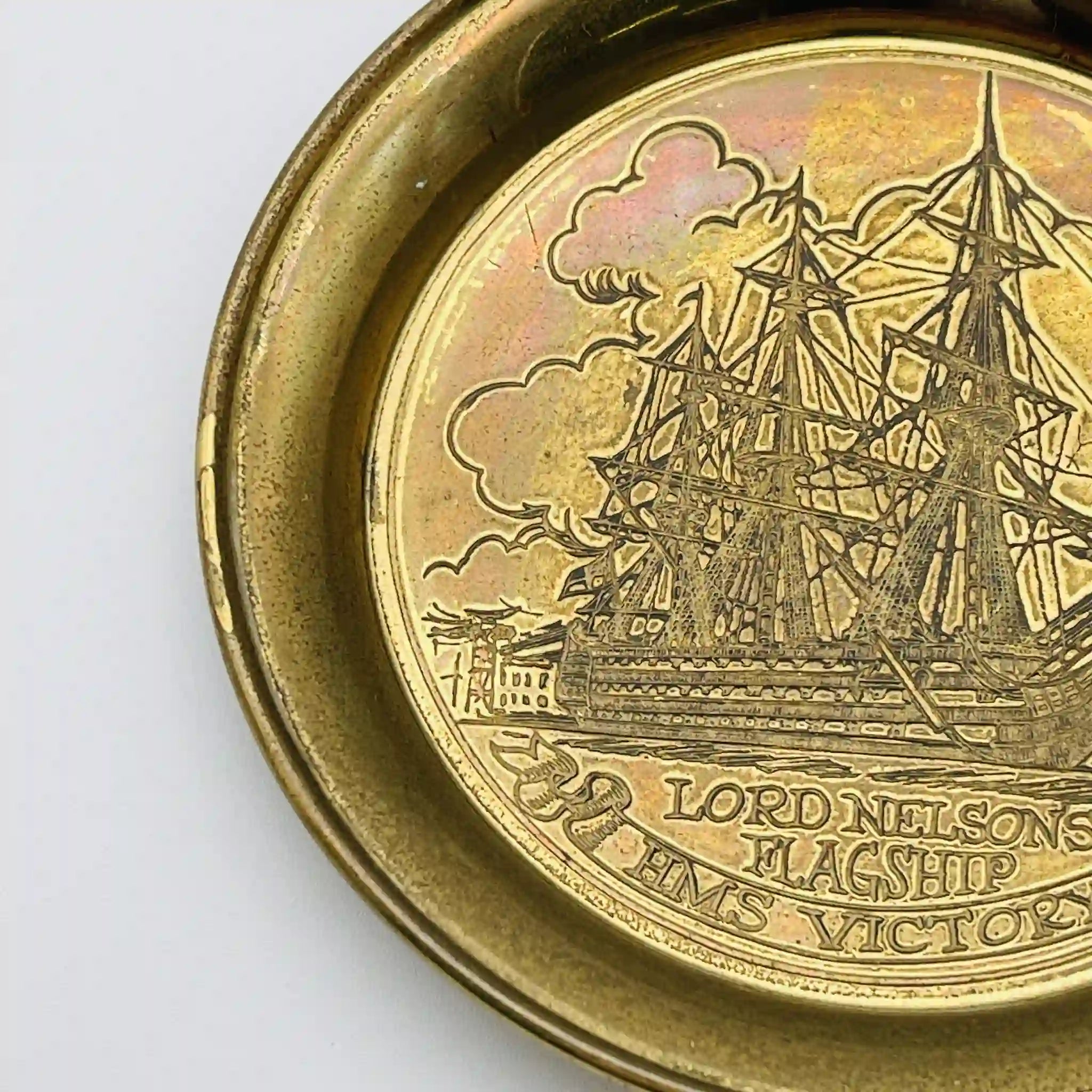 [Vintage] Vintage Coaster / Brass / UK