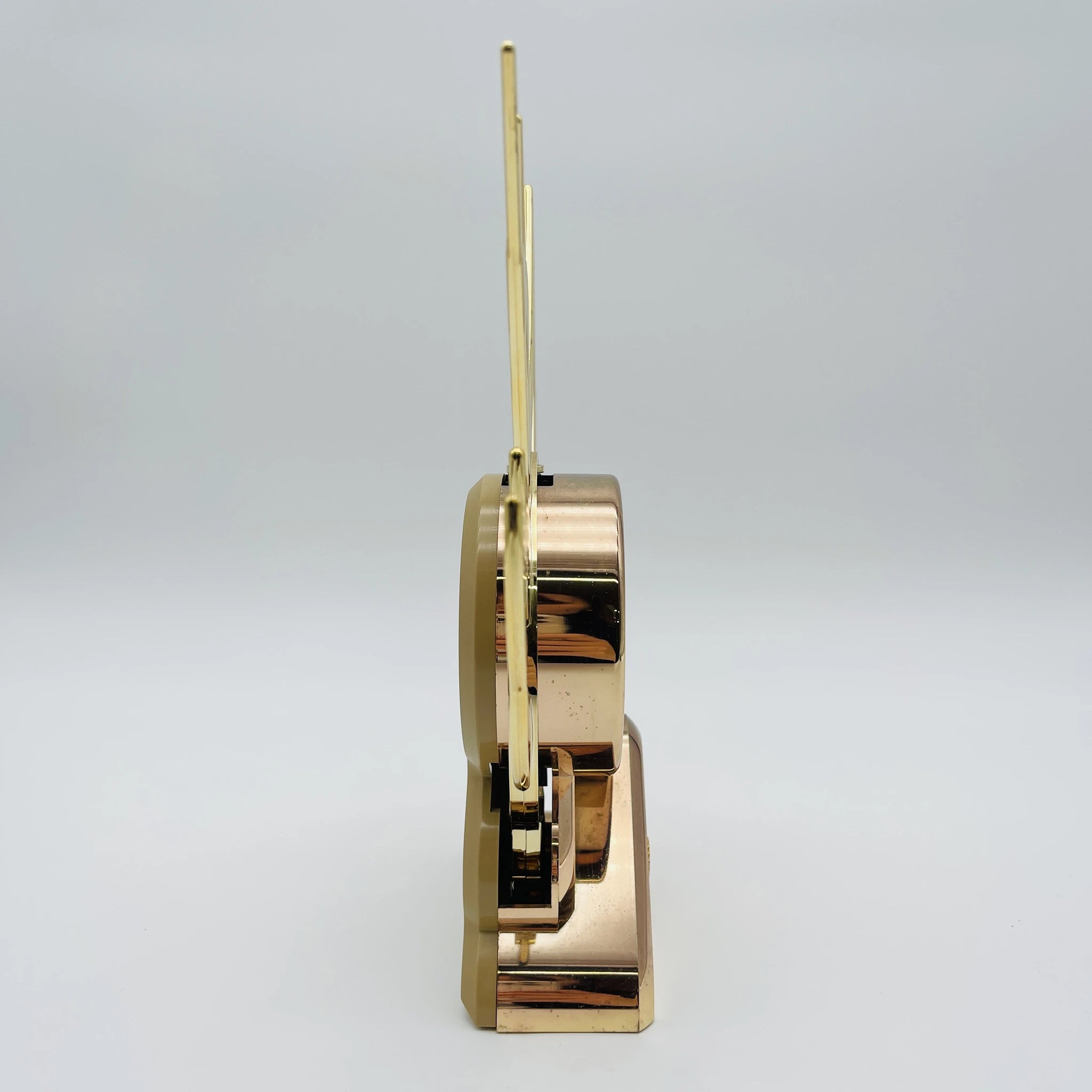 【リユース】 置き時計 / SEIKO(セイコー) / 白鳥モチーフ / 1970年代後半から1980年代前半 / 日本 / レトロフューチャー