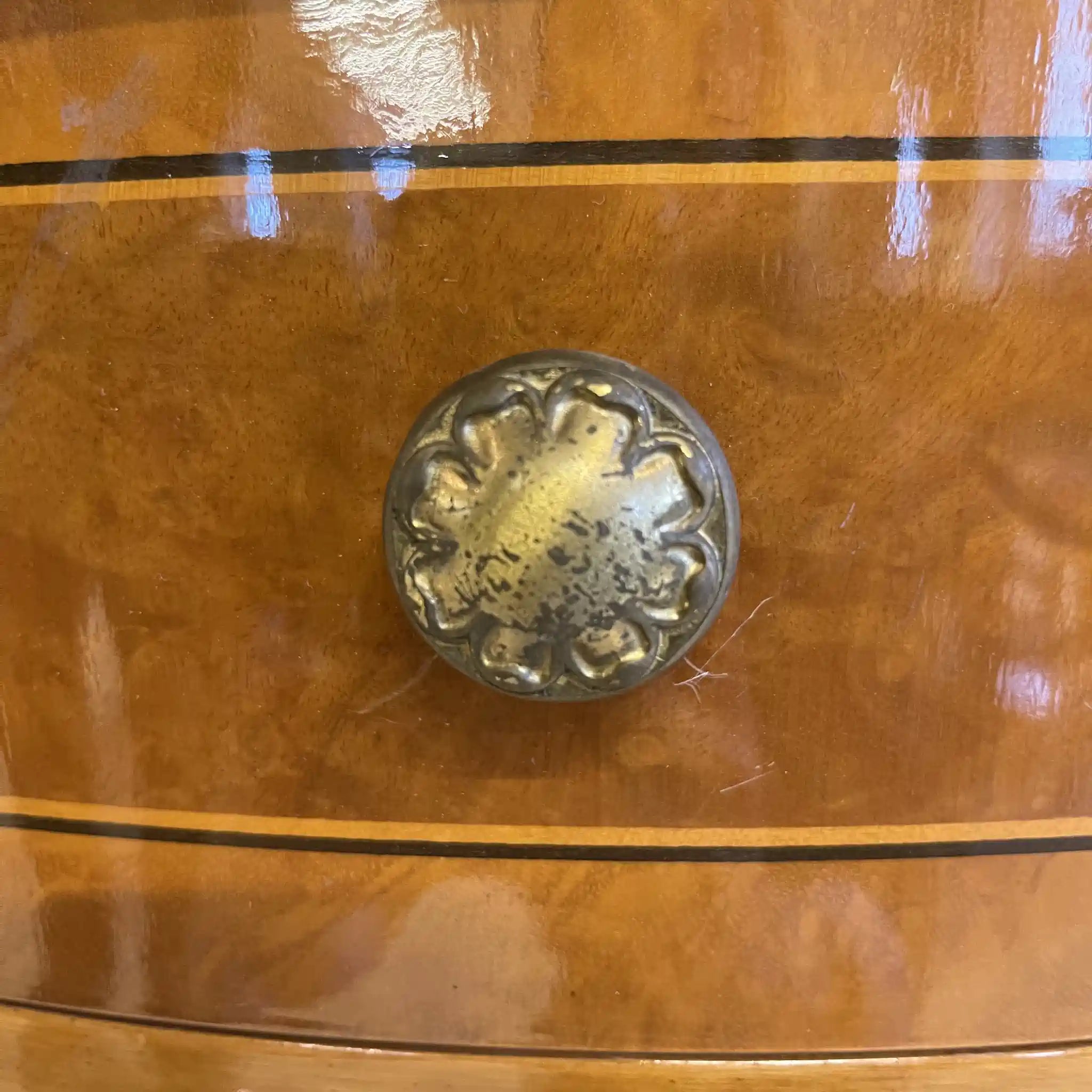 【リユース】 コンソールチェスト / 象嵌(インレイ） 工場リペア済