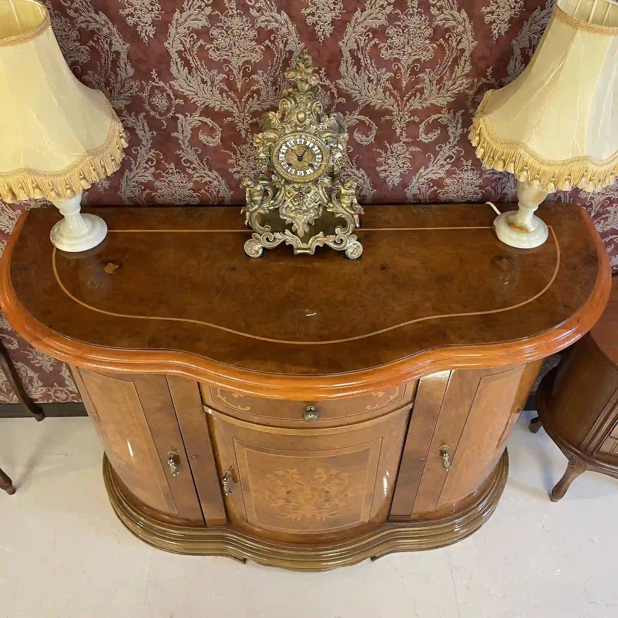 【リユース】 コンソールチェスト / 象嵌(インレイ） 工場リペア済