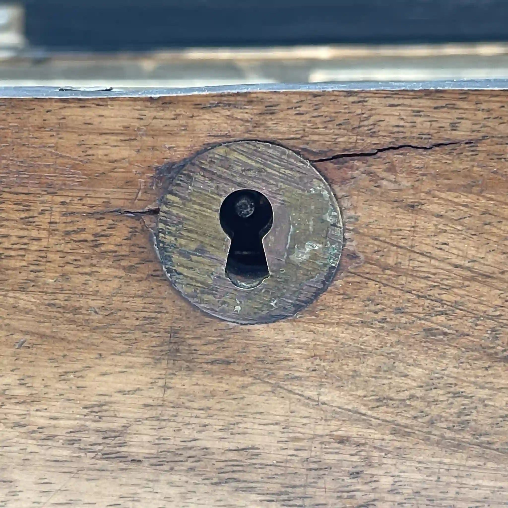 【アンティーク】 トリンケットボックス (小物入れ) / 推定1900前後 / ウォールナット材 / イギリス / パーケットリー