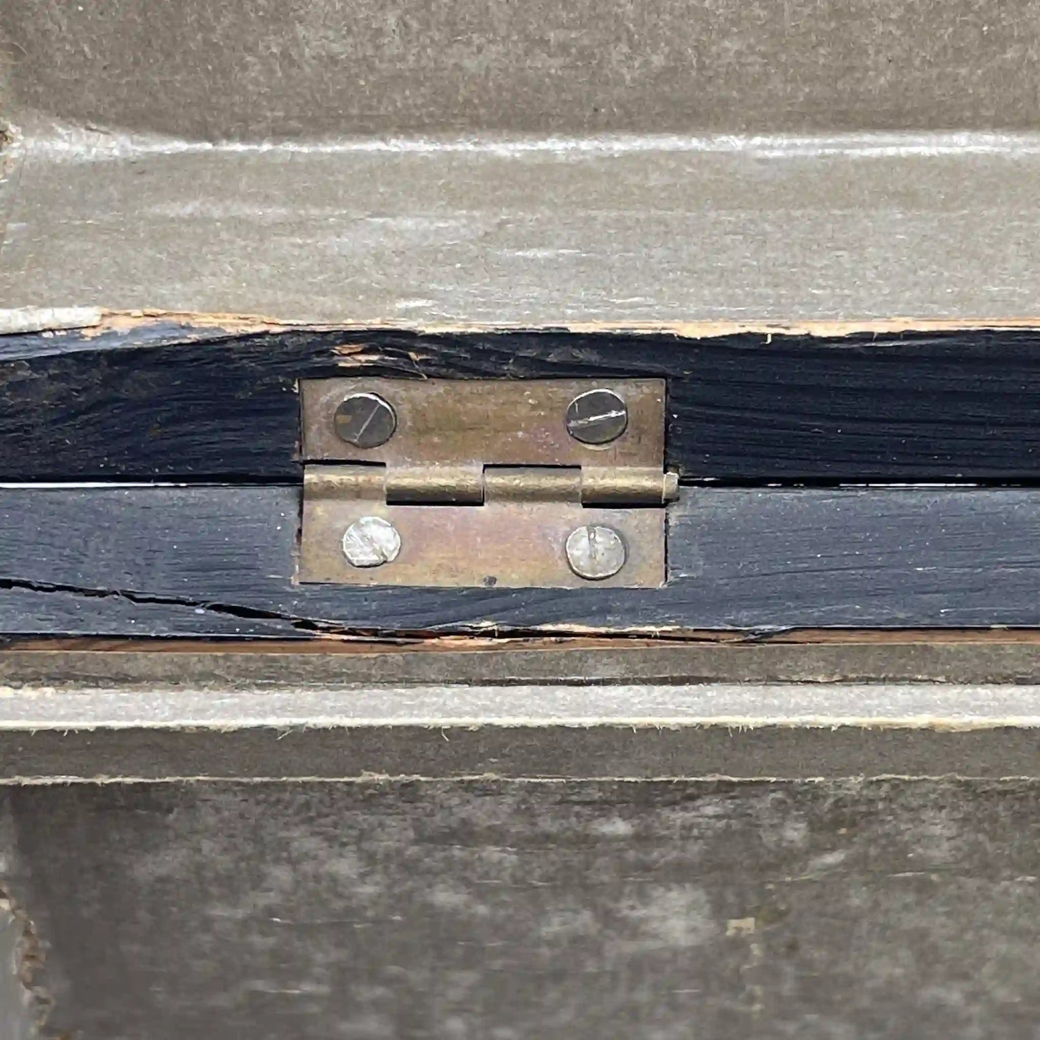 【アンティーク】 トリンケットボックス (小物入れ) / 推定1900前後 / ウォールナット材 / イギリス / パーケットリー