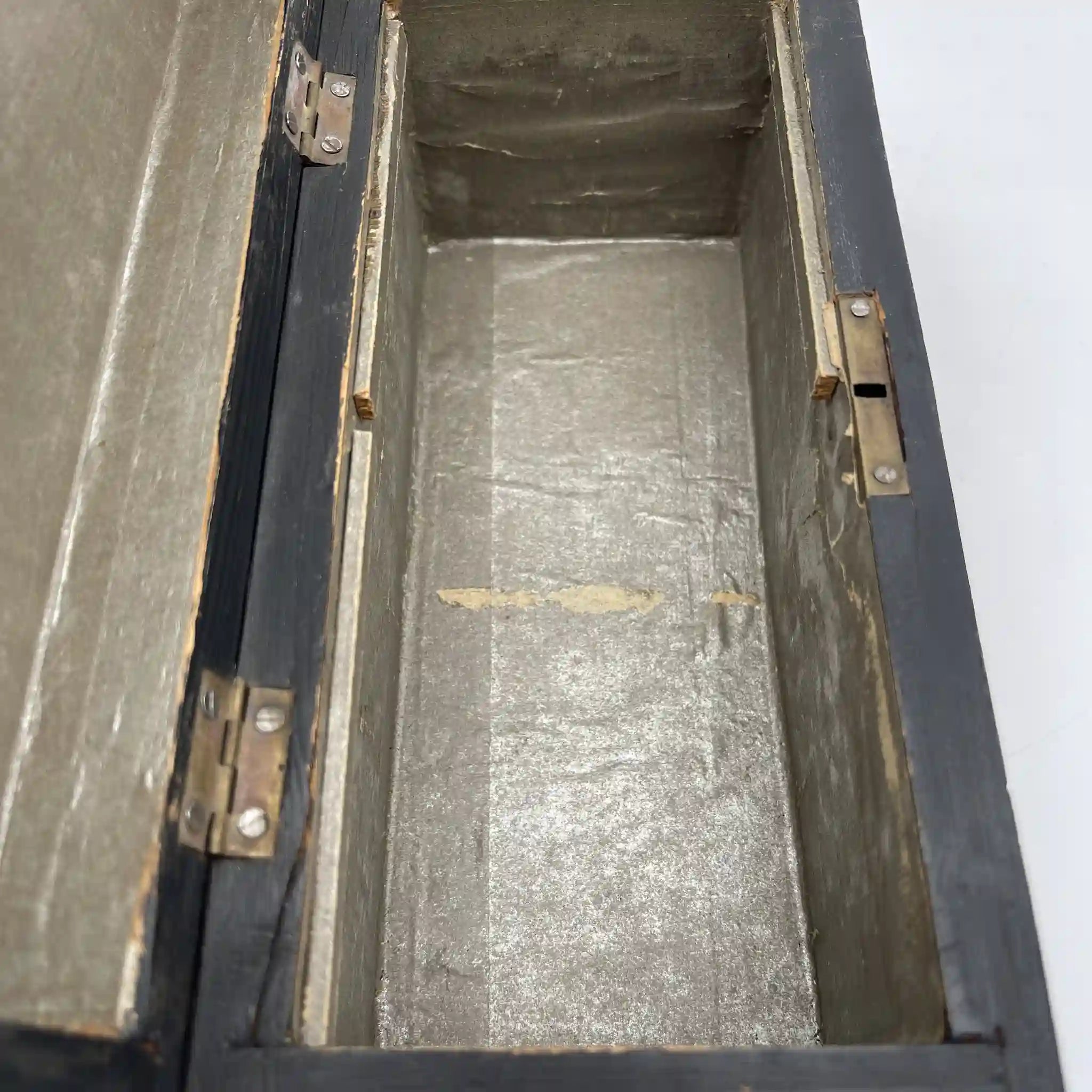 【アンティーク】 トリンケットボックス (小物入れ) / 推定1900前後 / ウォールナット材 / イギリス / パーケットリー