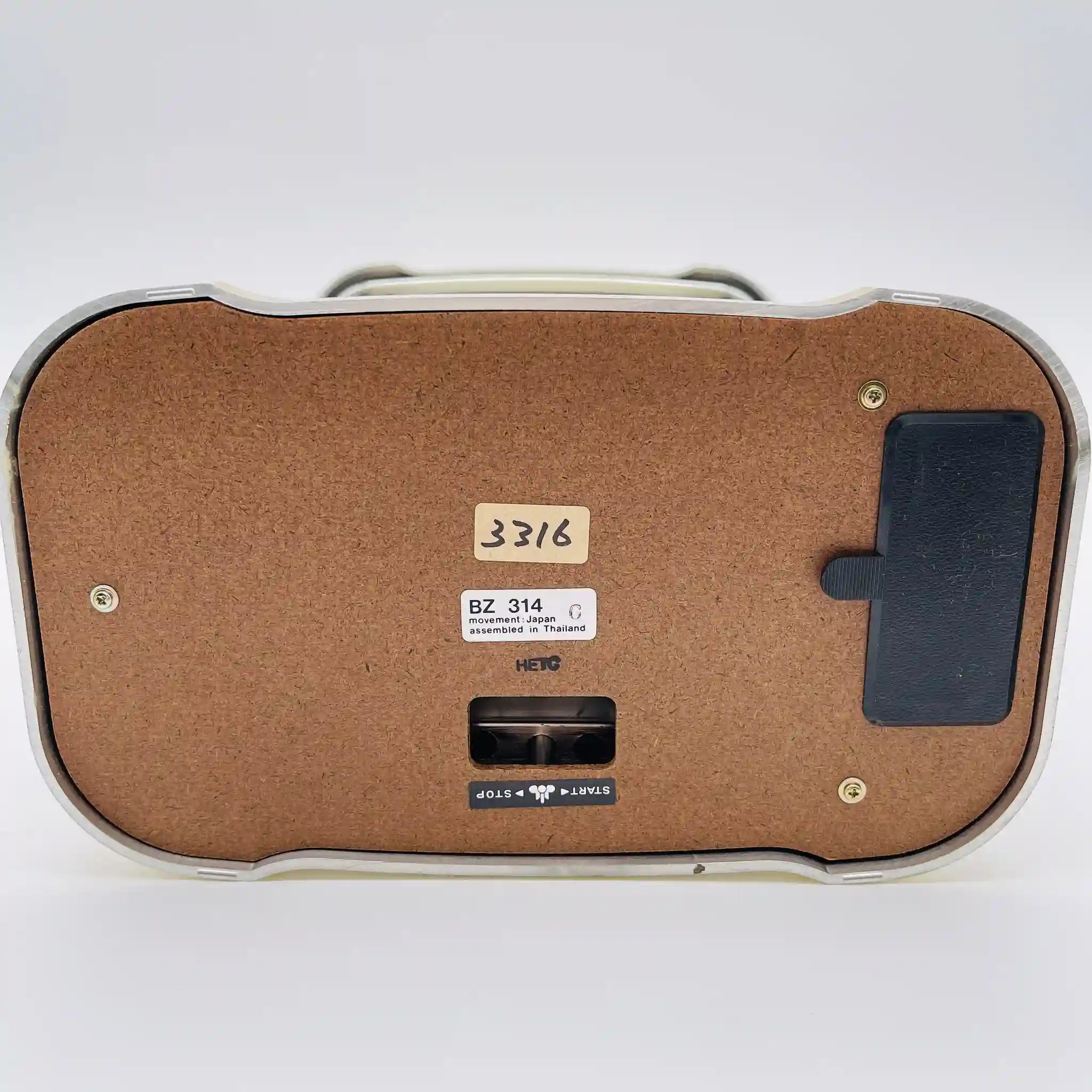 【リユース】 置き時計 / SEIKO(セイコー) / BZ 314 / 1980年代から1990年代 / 日本 / クオーツ式置き時計