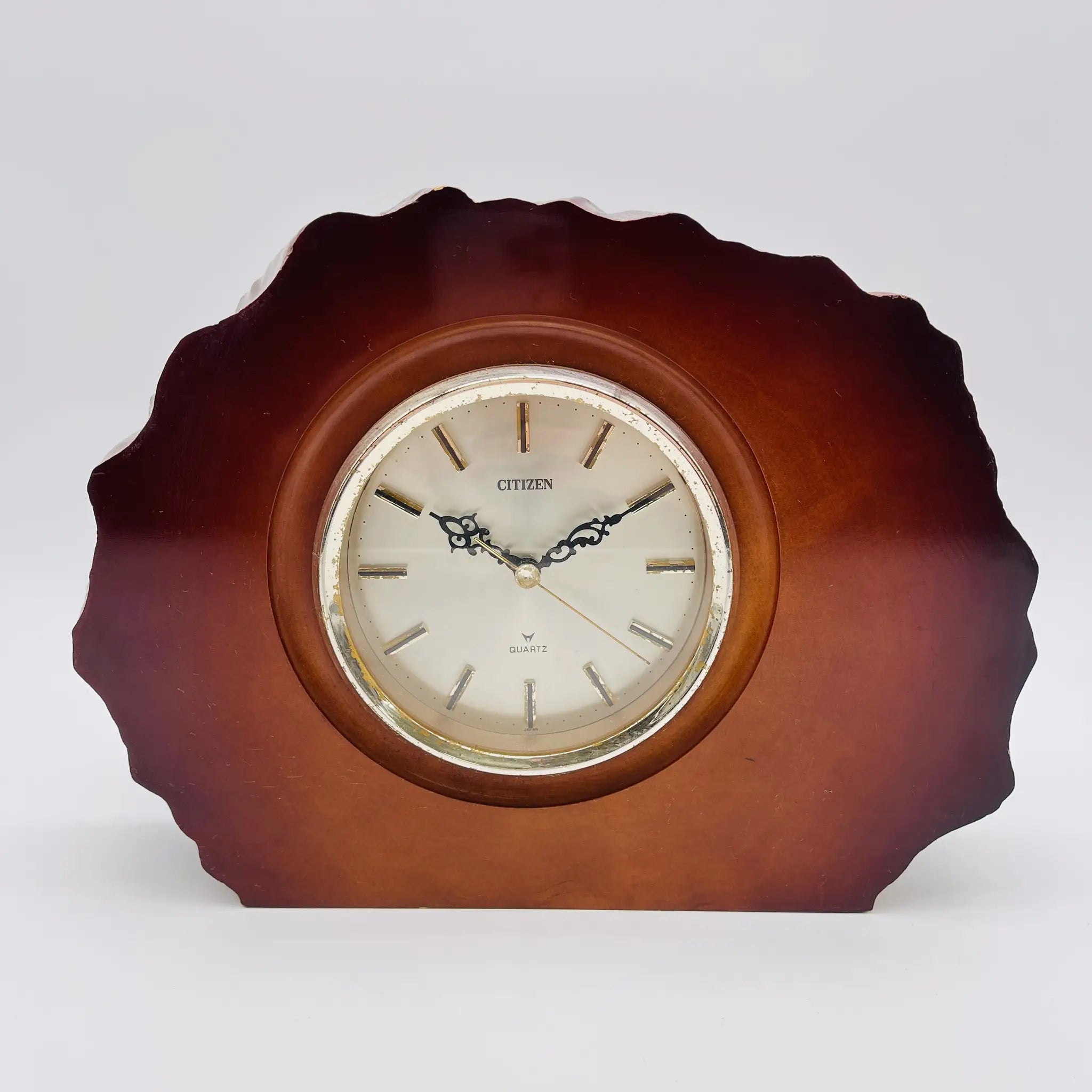 【ビンテージ】 置き時計 / CITIZEN(シチズン) / 1970年代から1980年代頃 / 楓 / 日本 / クオーツ式置き時計