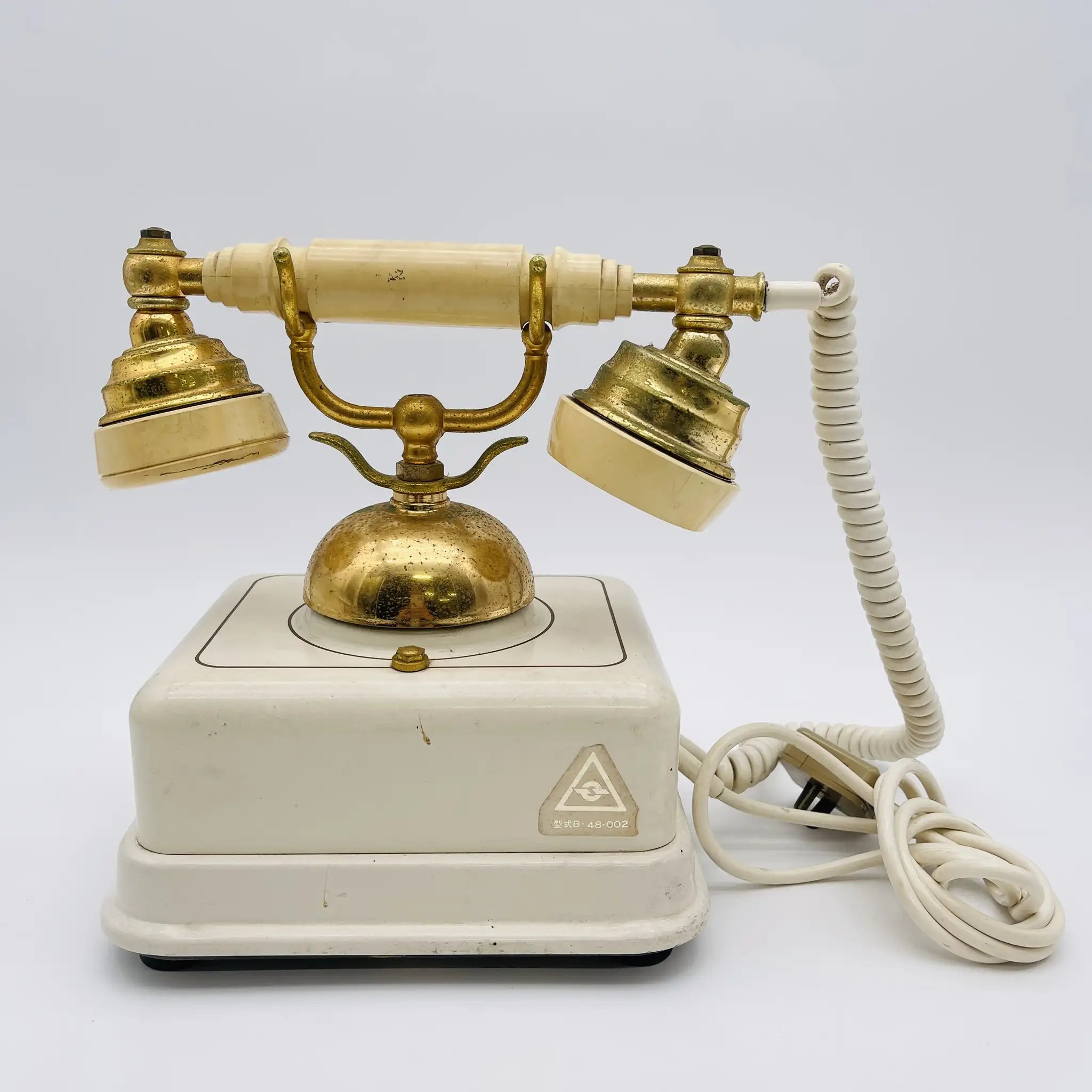 70年代 kanda マーガレットフォン 電話 アイボリー レトロ完動品 Kanda(神田通信工業株式会社) / 電話機 / DK-601 X1 / 1970年代 / 日本