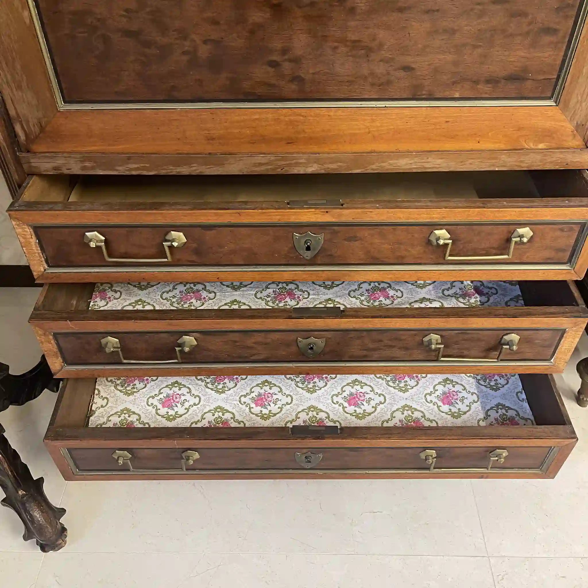 古書桌（秘書桌）/ 18世紀晚期 / 胡桃木 / 法國 / 直接從法國進口