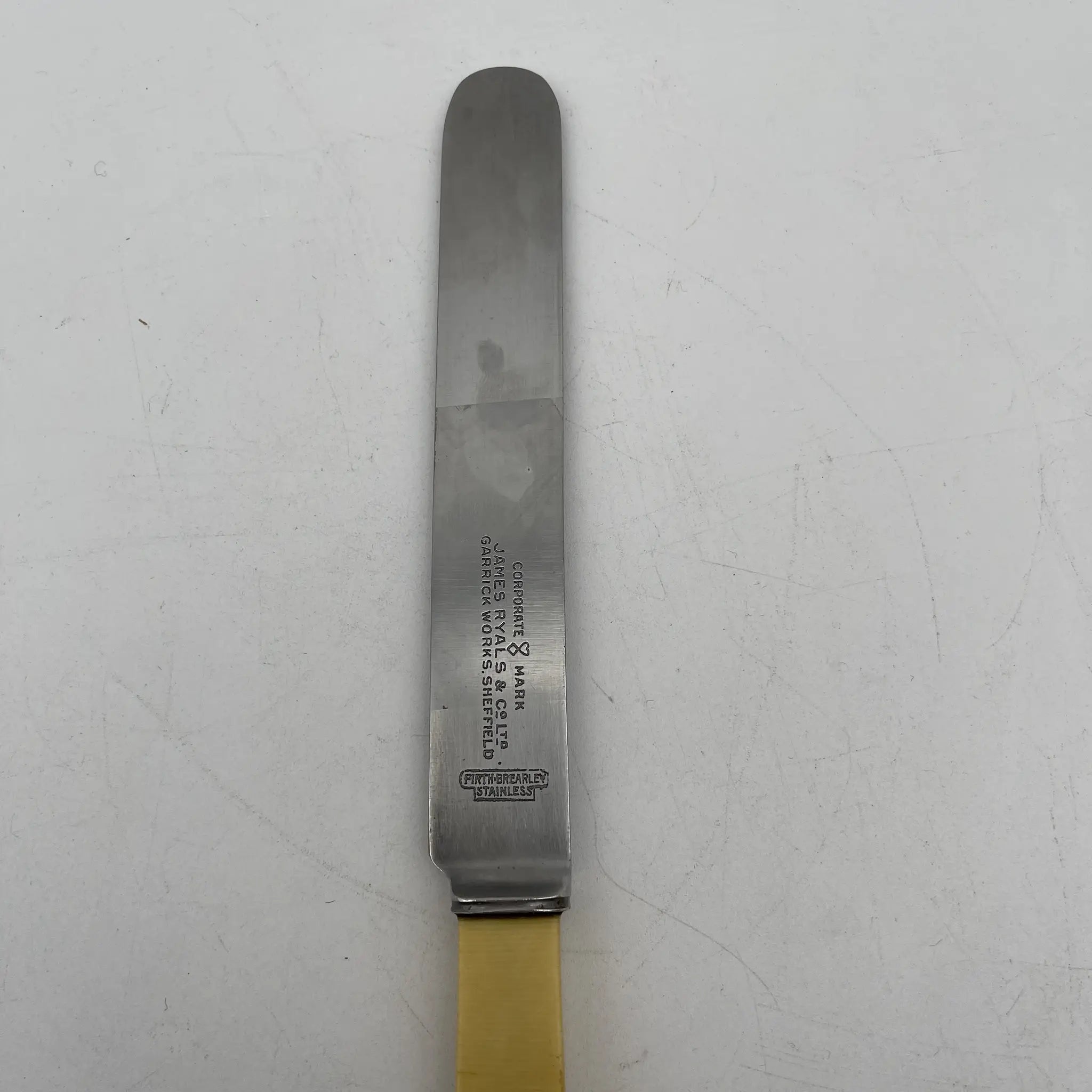 [Vintage] Butter knife / James Ryals & Co / 1920-1940s / Stainless steel / England