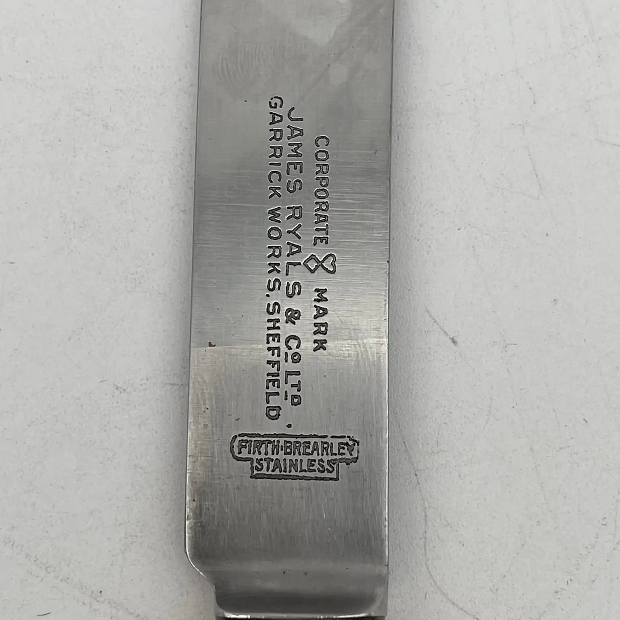 [Vintage] Butter knife / James Ryals & Co / 1920-1940s / Stainless steel / England