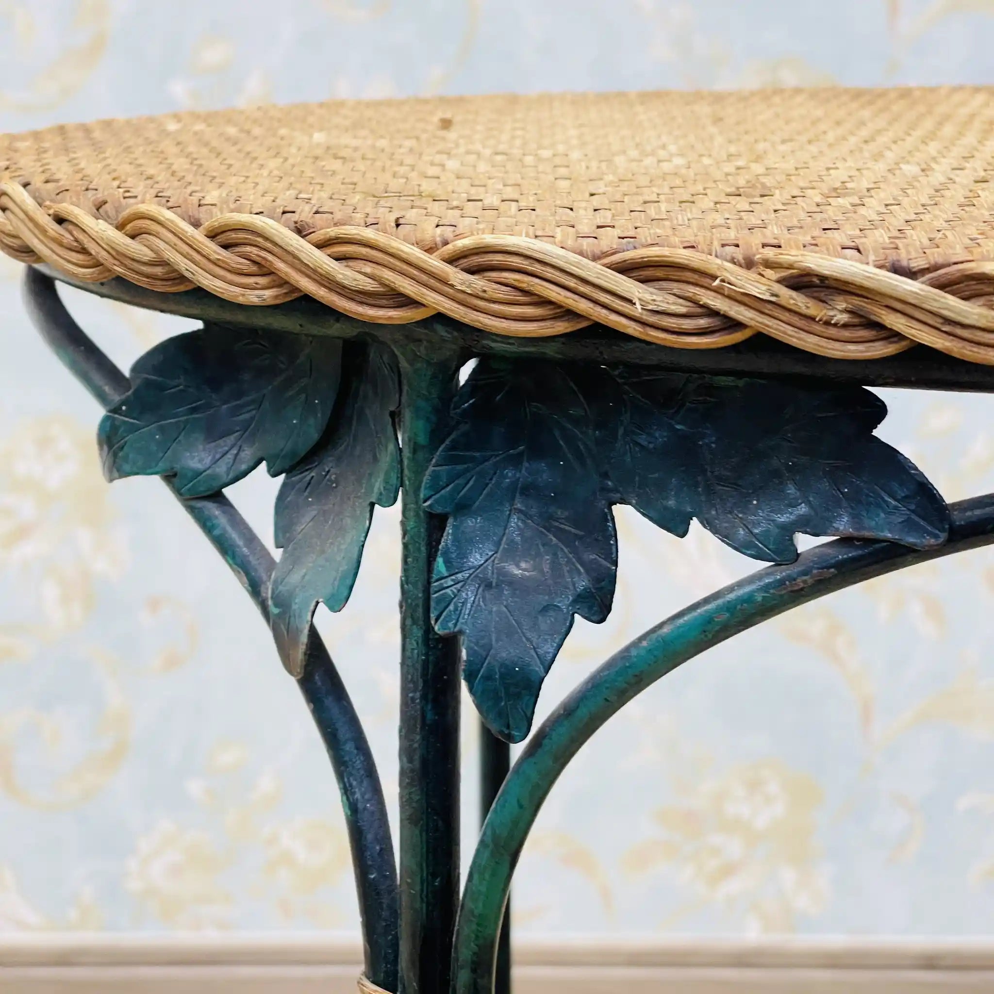 【リユース】 ガーデンテーブル / ラタン