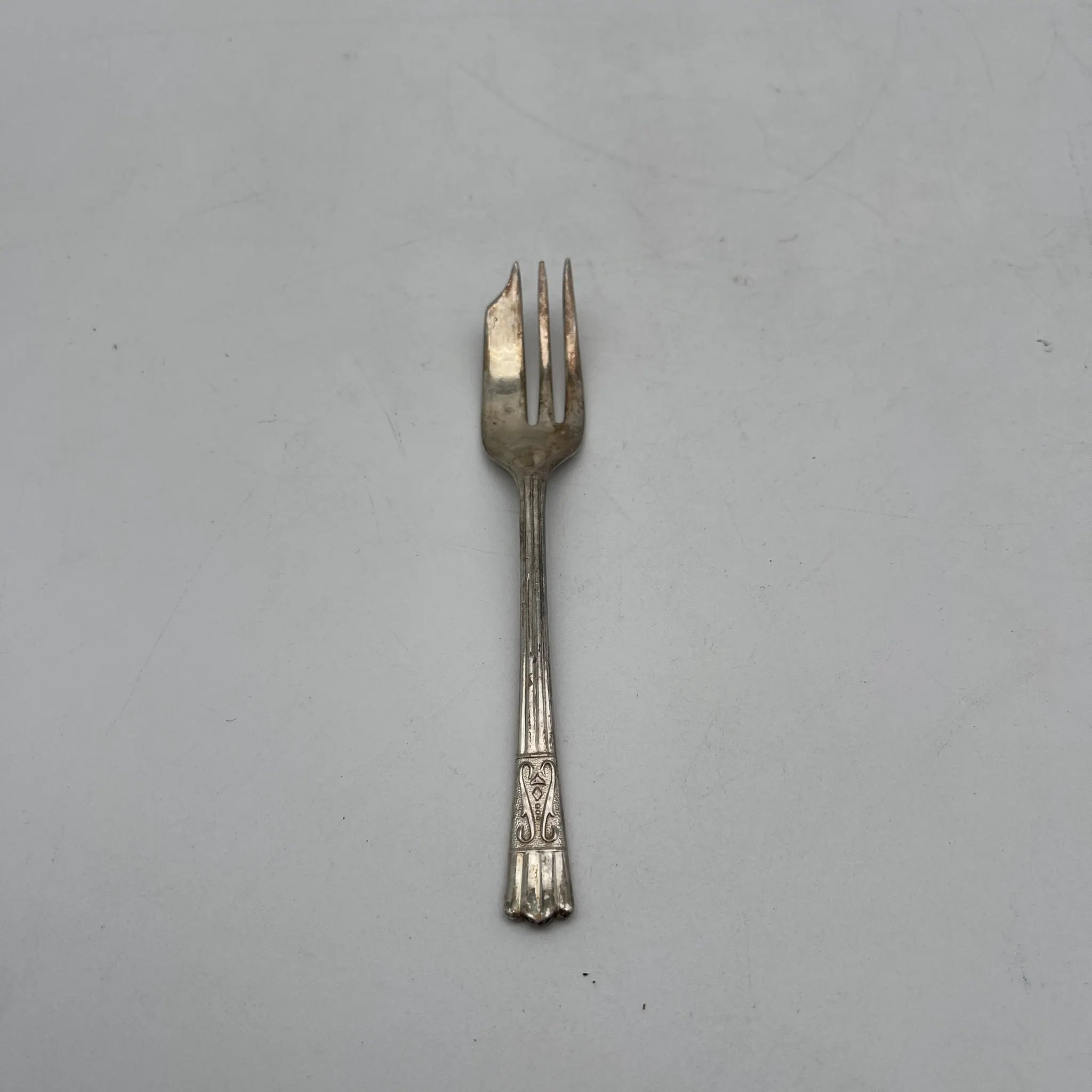 【ビンテージ】 ケーキフォーク / Yeoman (ヨーマン) / 推定1930-1950s / シルバープレート / イギリス / EPNS