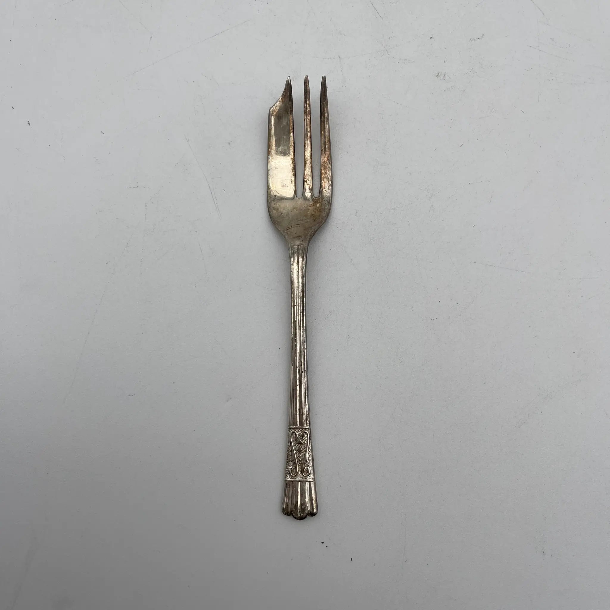 【ビンテージ】 ケーキフォーク / Yeoman (ヨーマン) / 推定1930-1950s / シルバープレート / イギリス / EPNS