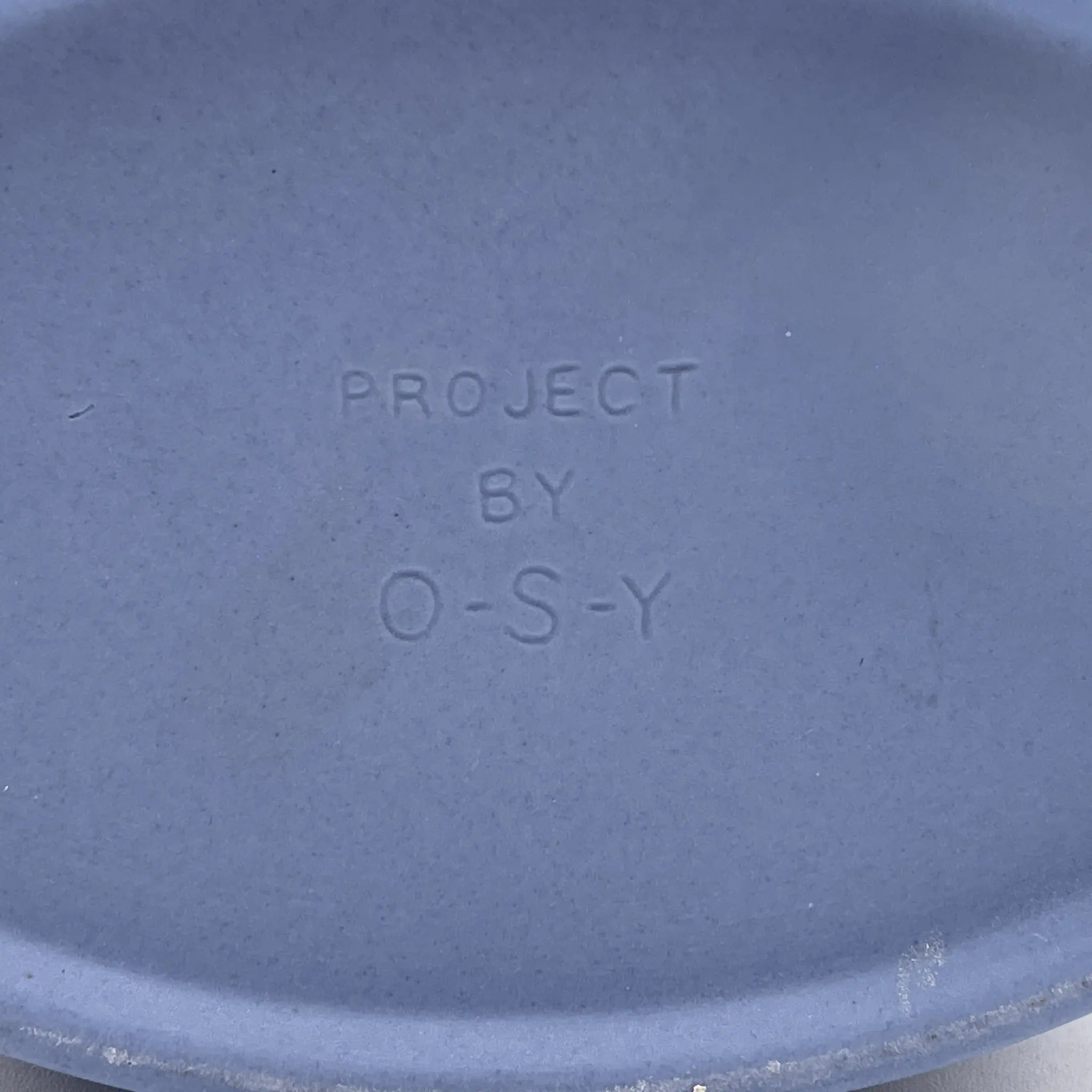 O-S-Y / 花瓶 / ストーンウェア / 日本 / ジャスパーウェア風, 薔薇 / [リユース]