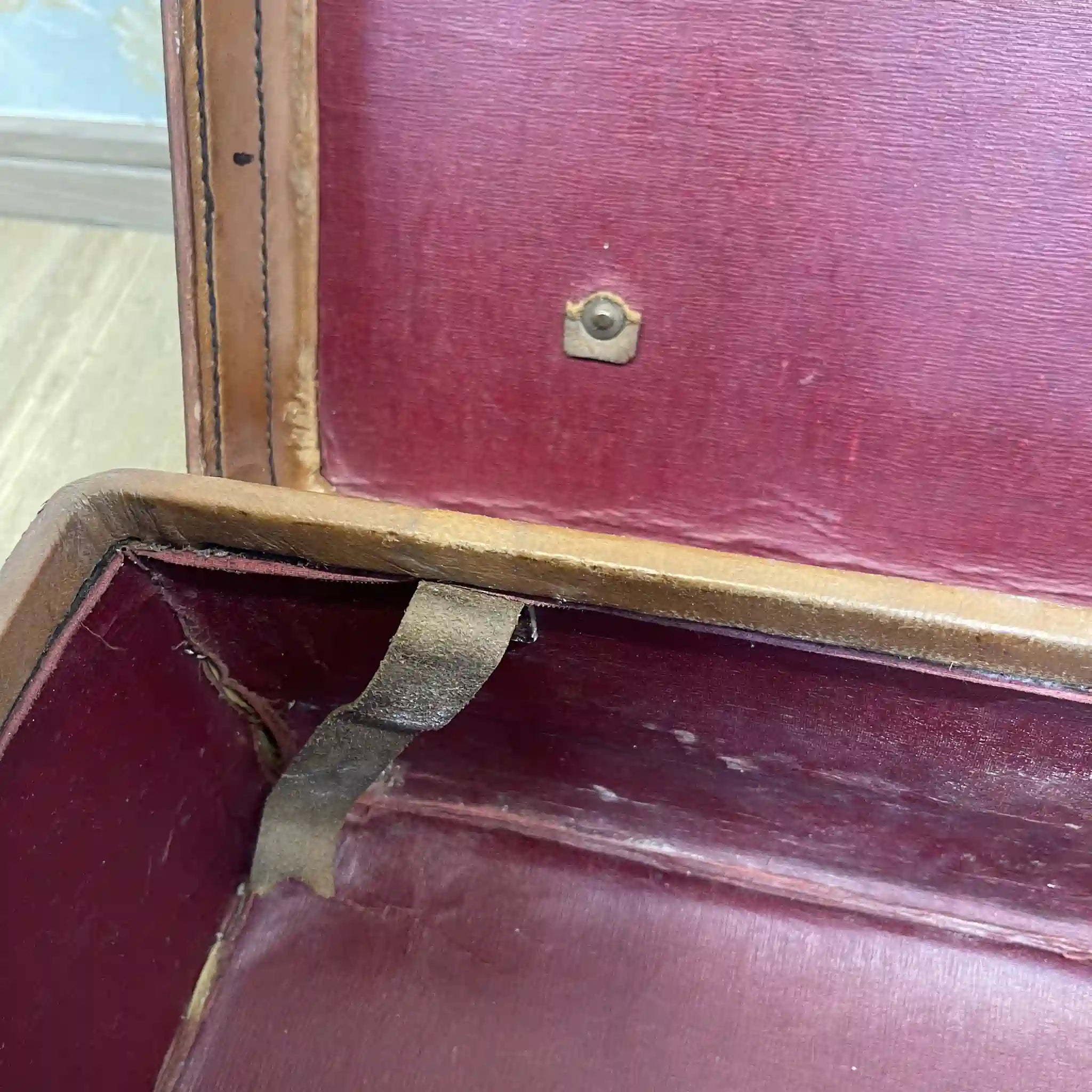 【アンティーク】 トランク(スーツケース) / 1920〜1940年代 / 本革 / イギリス