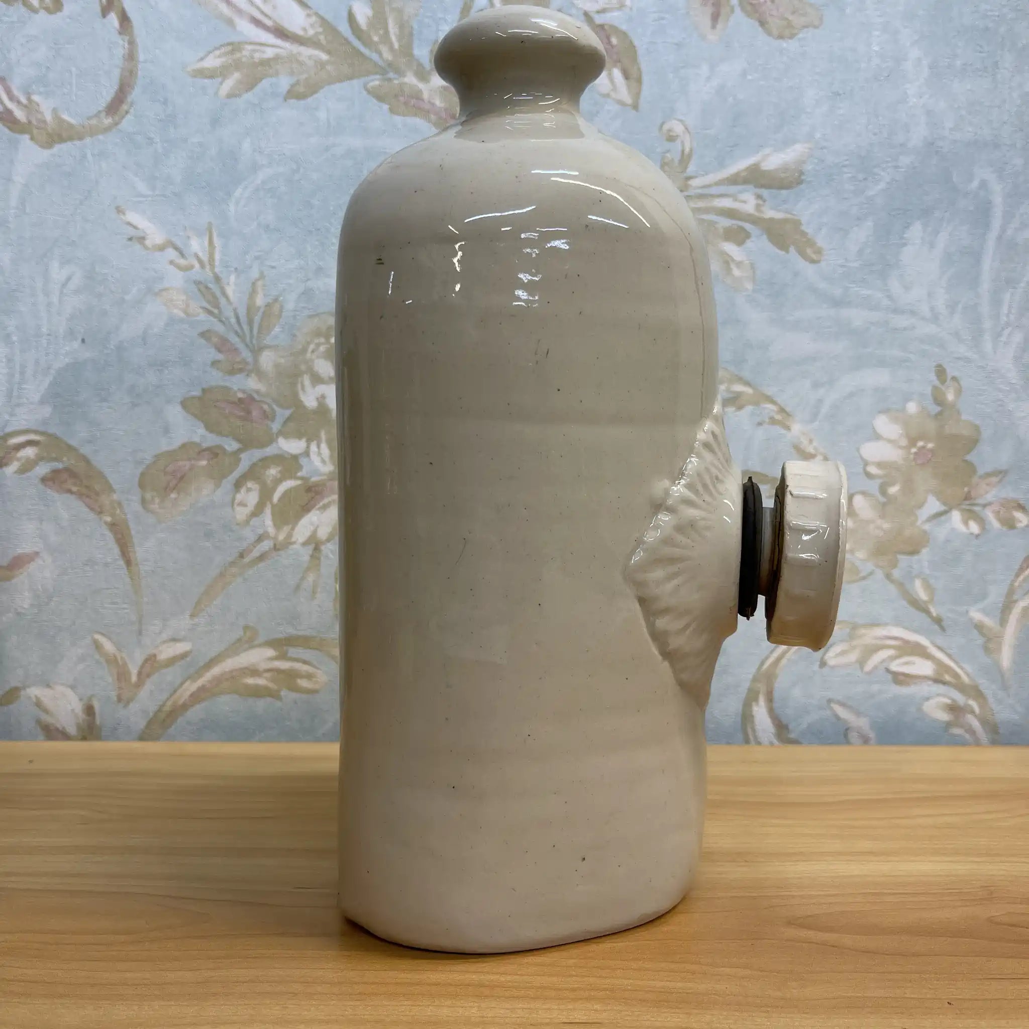 【アンティーク】 ベッド・ウォーマー (湯たんぽ) / Lovatt / 推定1900前後 / ストーンウェア / イギリス