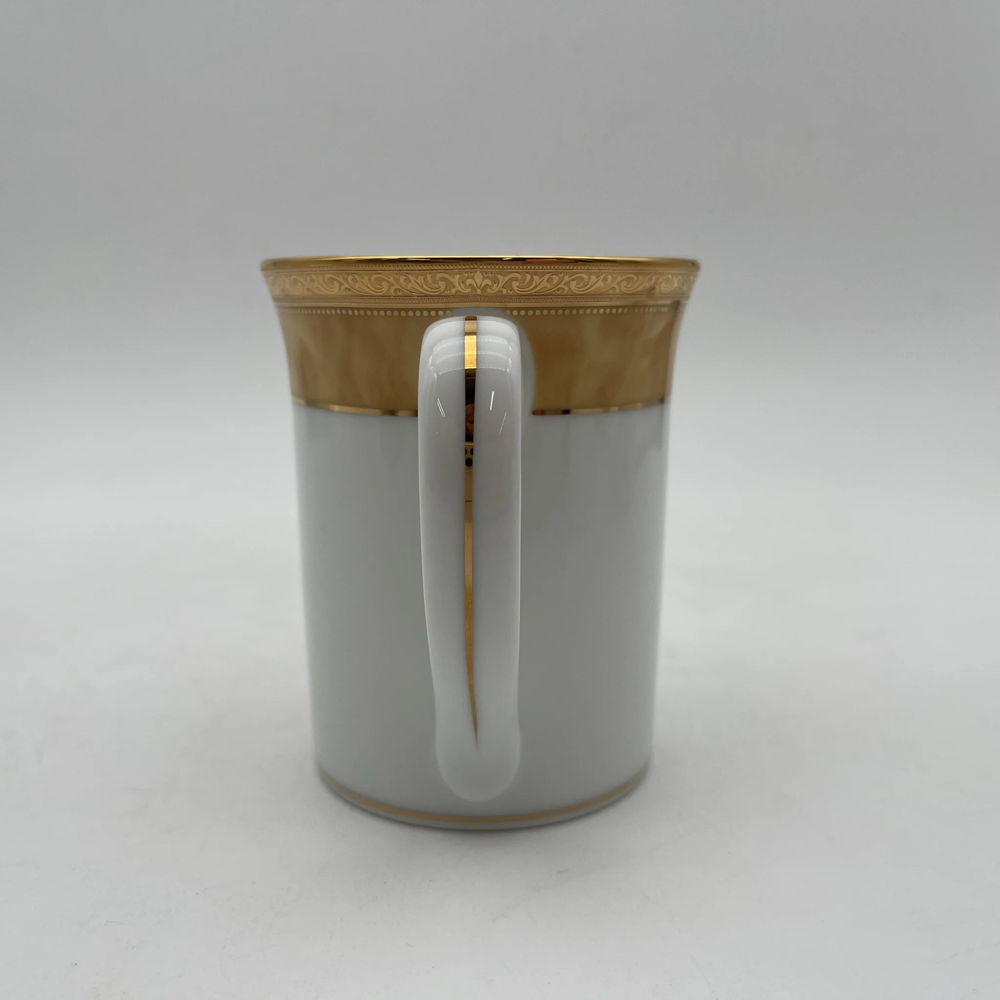 【再利用】马克杯/ Noritake / 1980-2000s /瓷器/日本/金彩，唐草