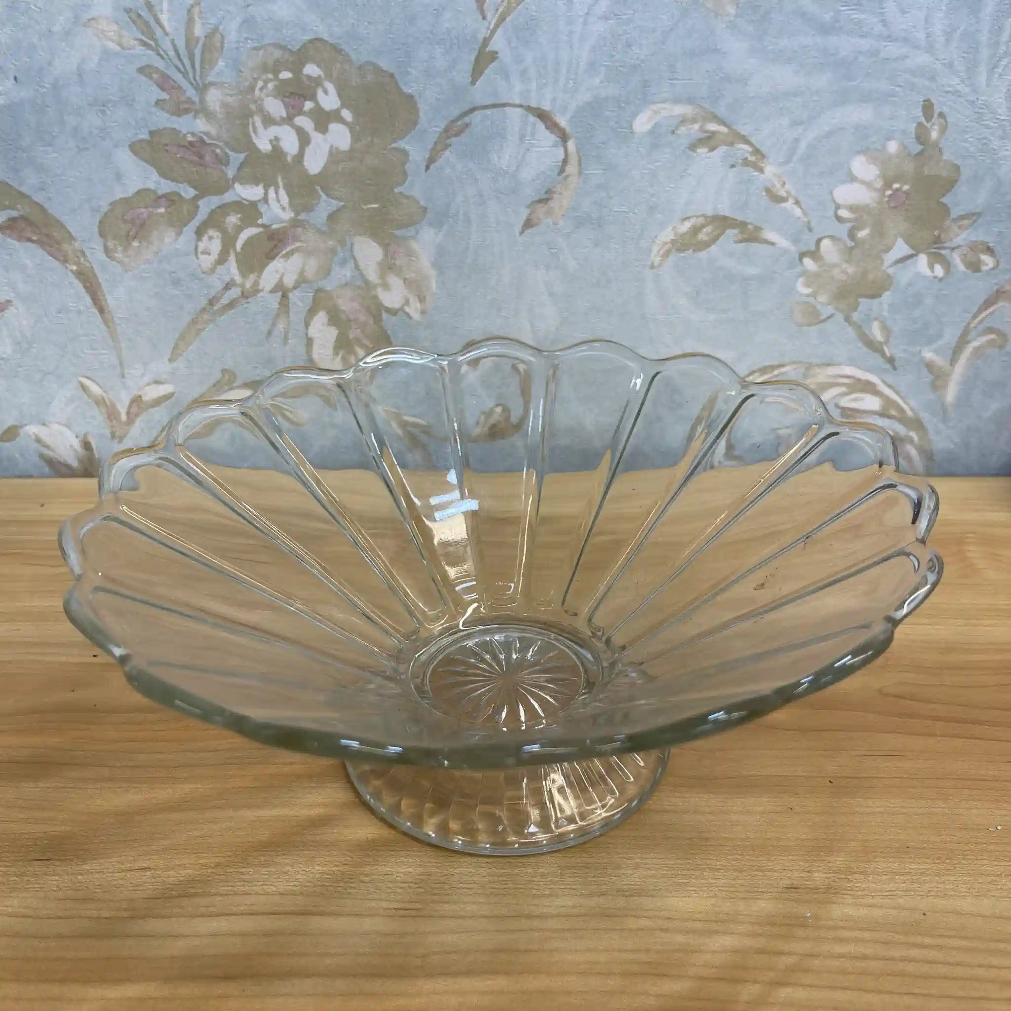 【アンティーク】 コンポート / 推定20C前期 / クリスタルガラス / ヨーロッパ