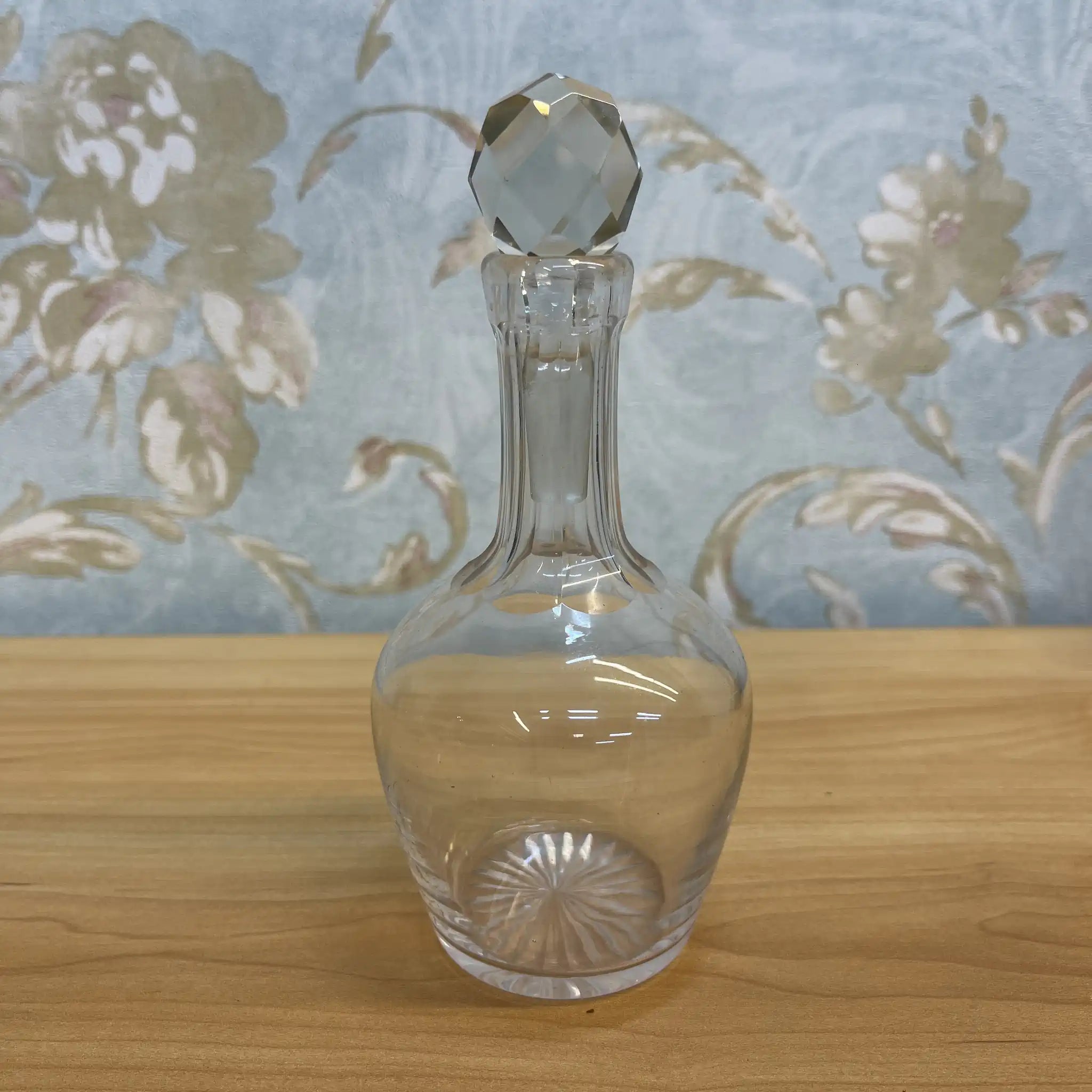 【アンティーク】 デキャンタ / 推定20C前期 / クリスタルガラス / ヨーロッパ