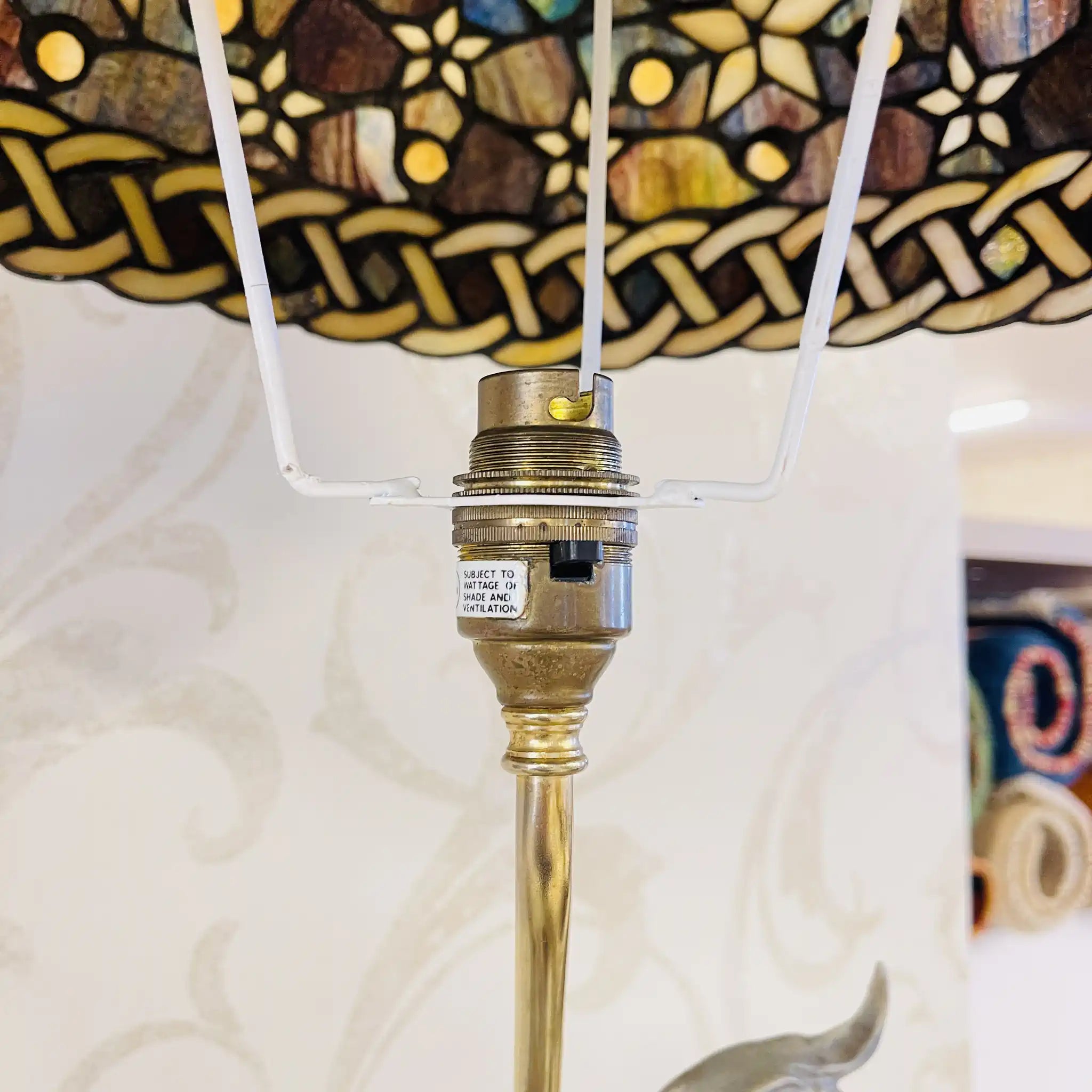 【アンティーク】 テーブルランプ＆ランプシェード