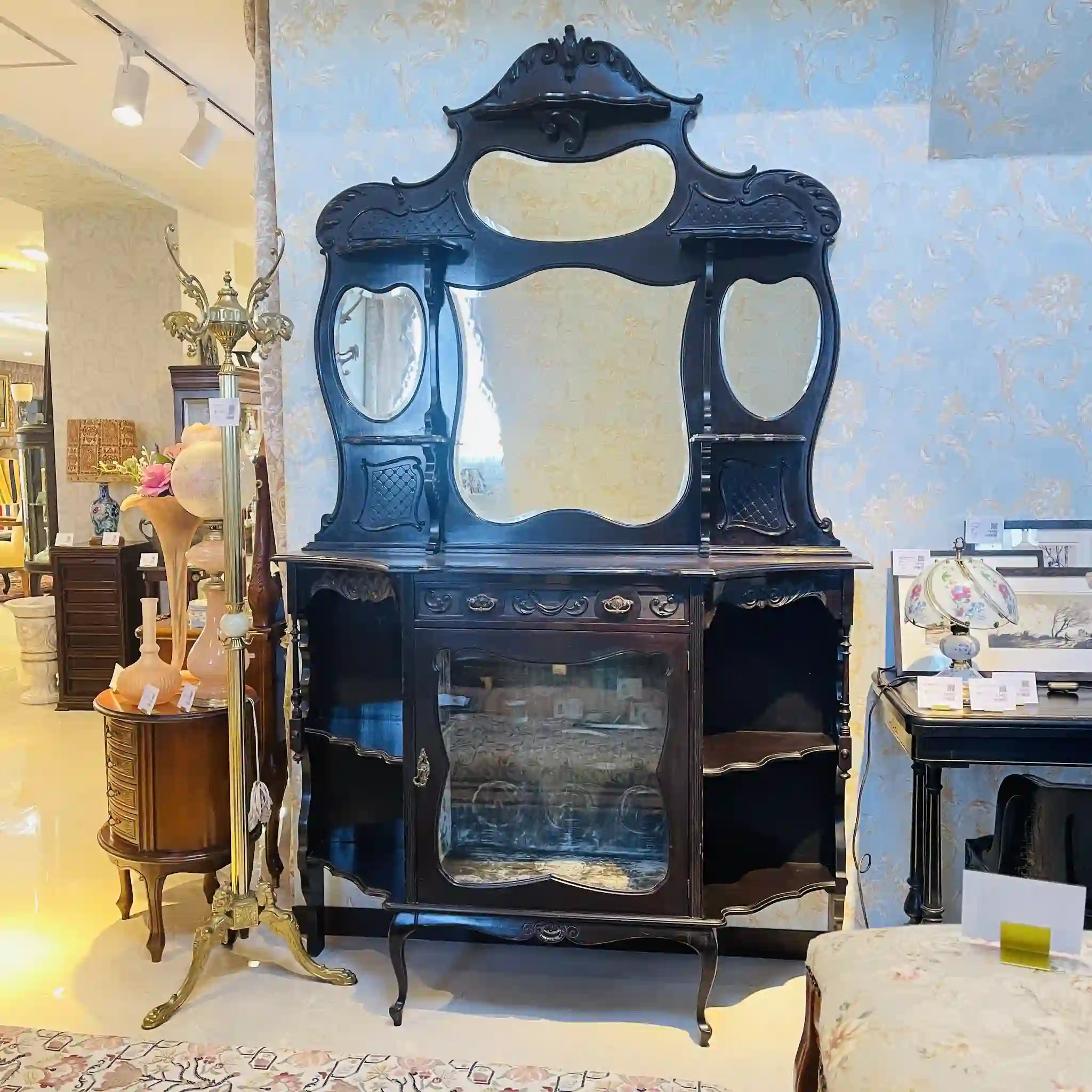 【アンティーク】 アンティークドレッサー(セット） / イギリス直輸入