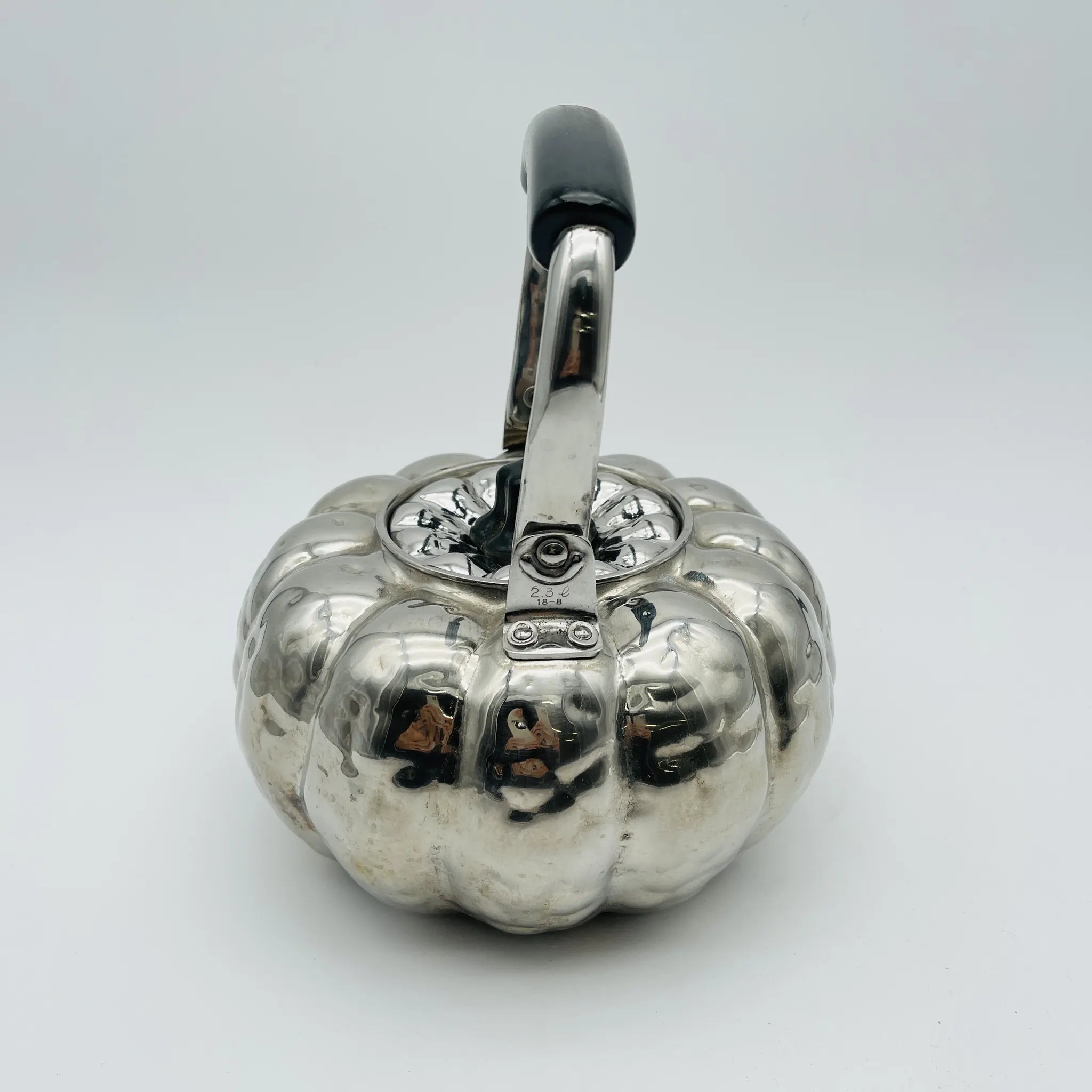 【ビンテージ】 南瓜形爛瓶 / 皆川堂 / 日本 / 銀仕上げ