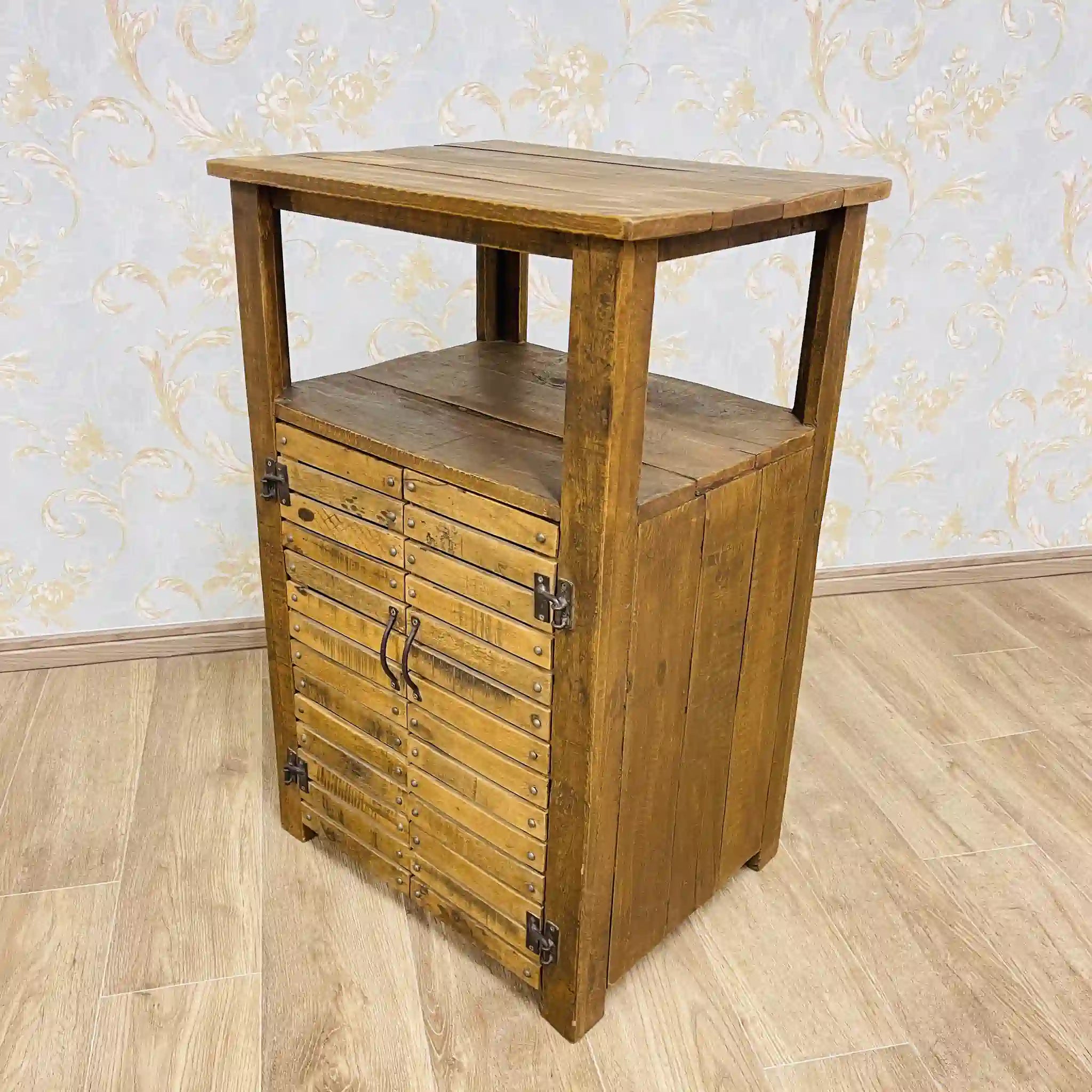 【リユース】 サイドキャビネット / リサイクルウッド