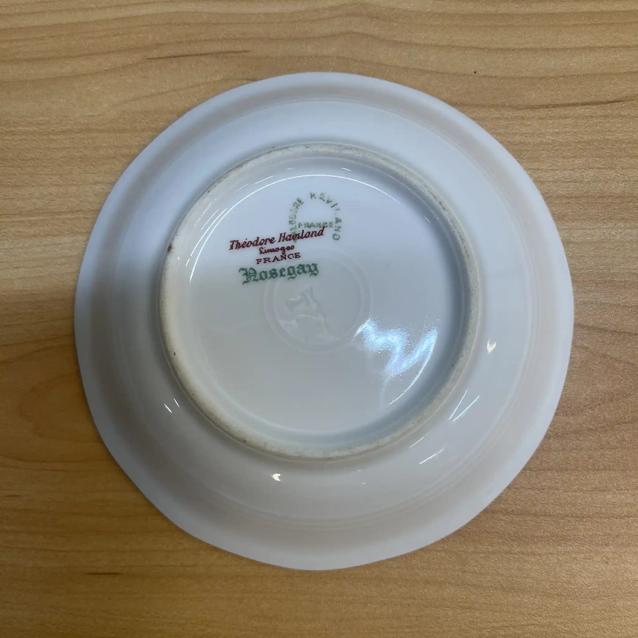 【アンティーク】 フルーツボウル (小鉢) / Theodore Haviland (セオドア・アビランド) / Nosegay / 推定20C前中期 / 磁器 / フランス / ブーケ, 金彩