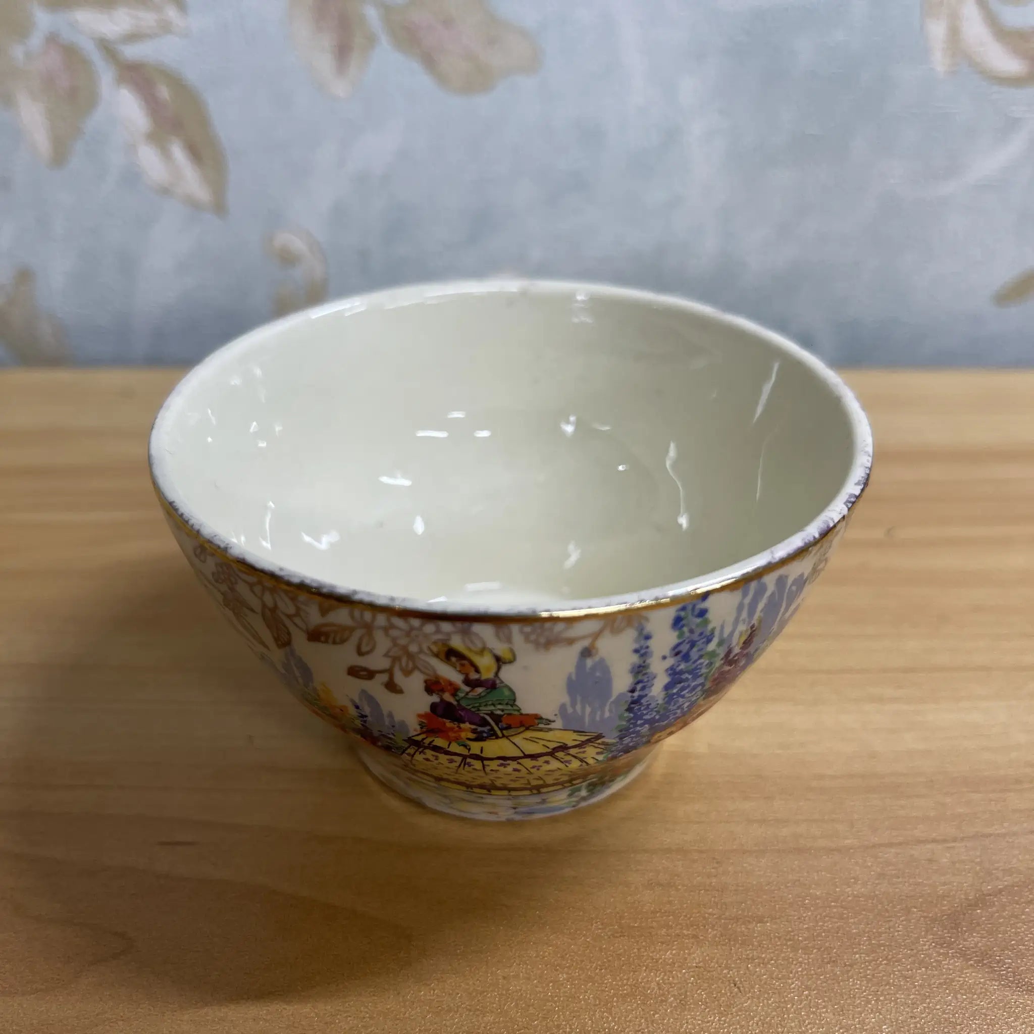 【ビンテージ】 シュガーボウル / Empire Porcelain / 推定20C中期 / 陶器 / イギリス / チンツ