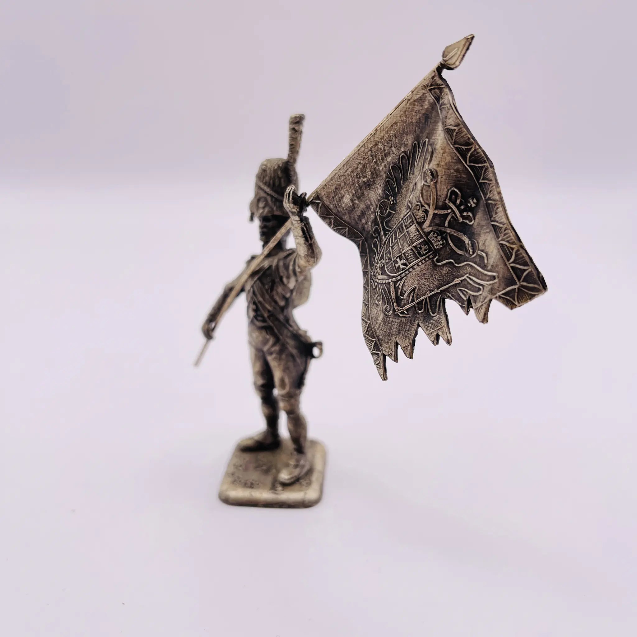 【アンティーク】 ピューター製兵士像 / グレナディアガーズ / ピューター / フランス