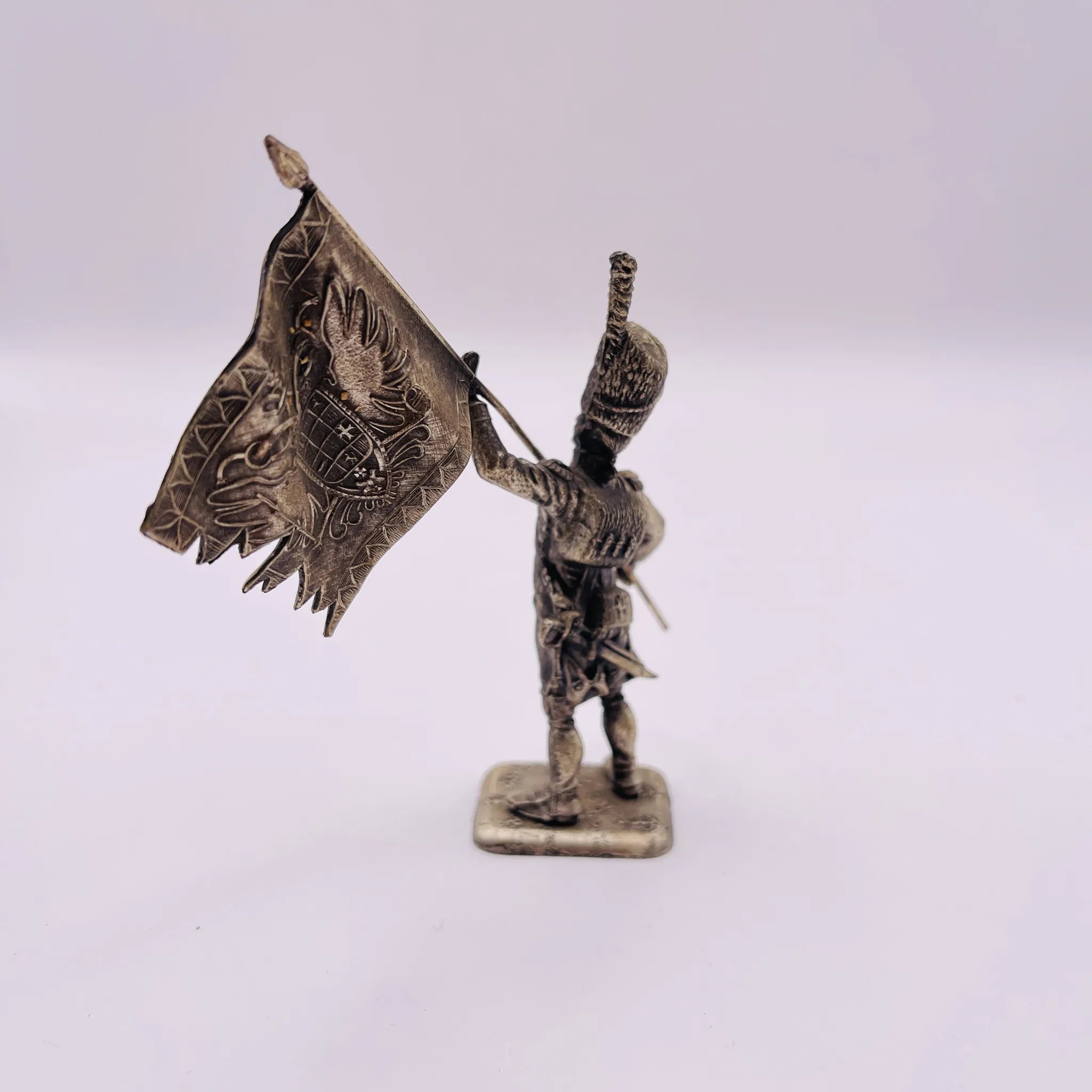 【アンティーク】 ピューター製兵士像 / グレナディアガーズ / ピューター / フランス