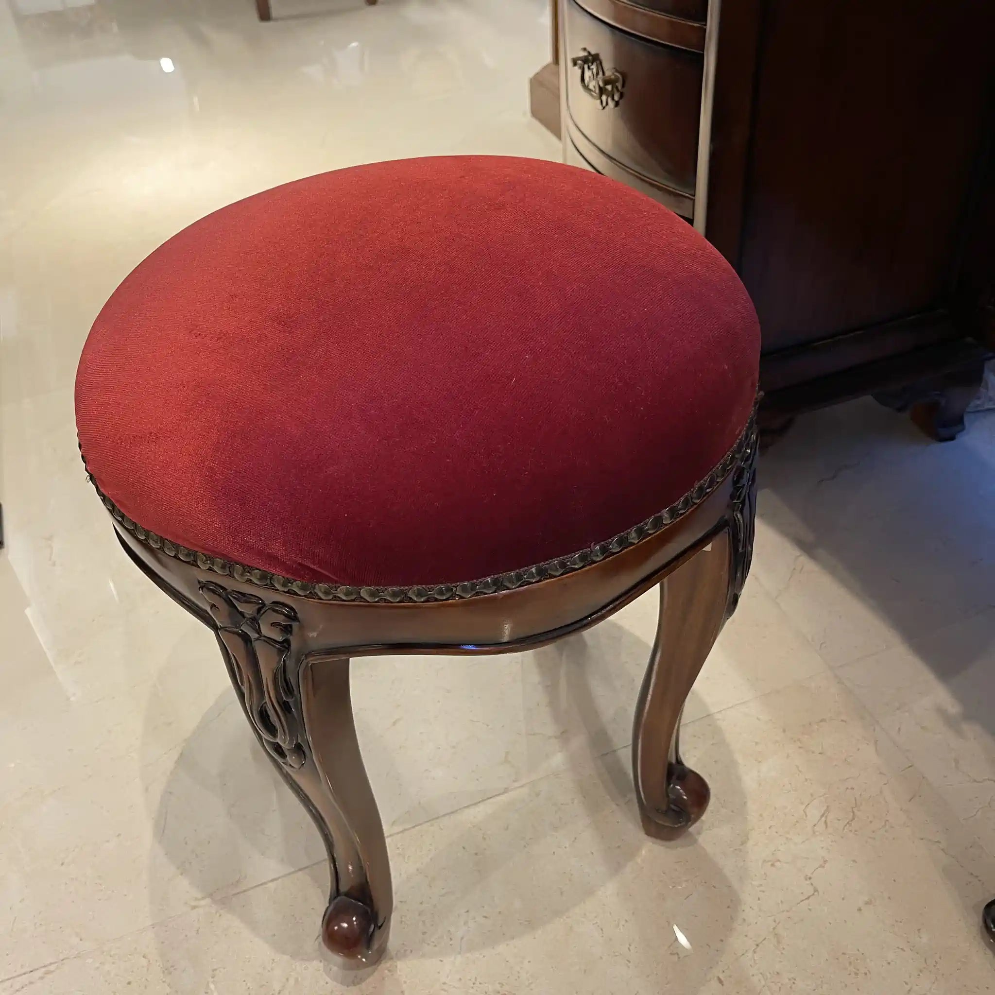 [古董] 仿古風格梳妝台套裝 /
 / 義大利 / 三面鏡（附椅子）