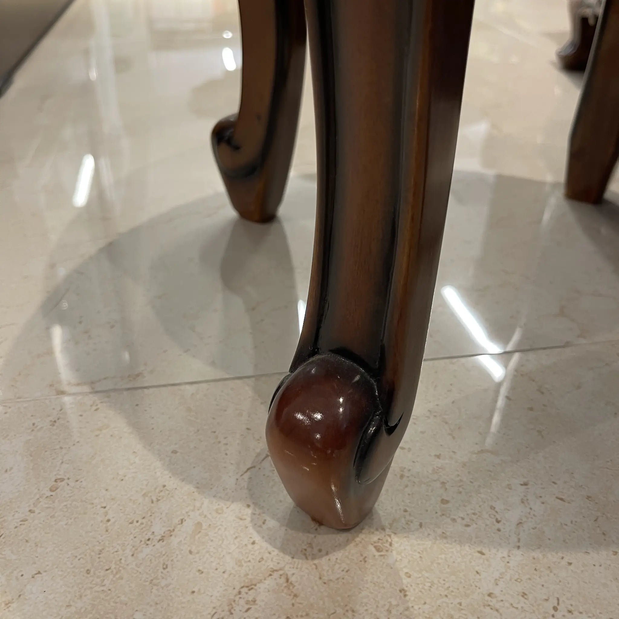 [古董] 仿古風格梳妝台套裝 /
 / 義大利 / 三面鏡（附椅子）