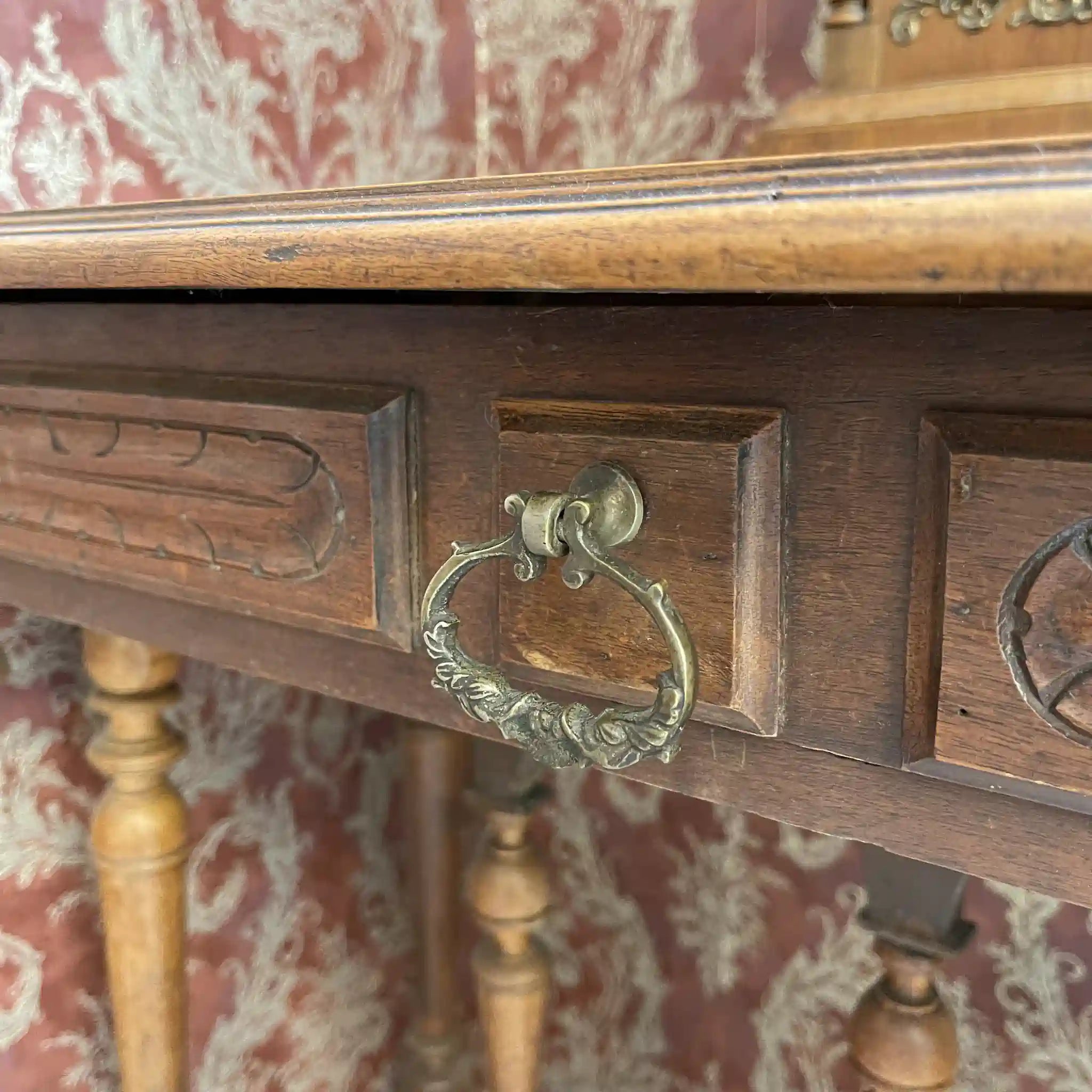 [古董] 古董桌 /
胡桃木/法國