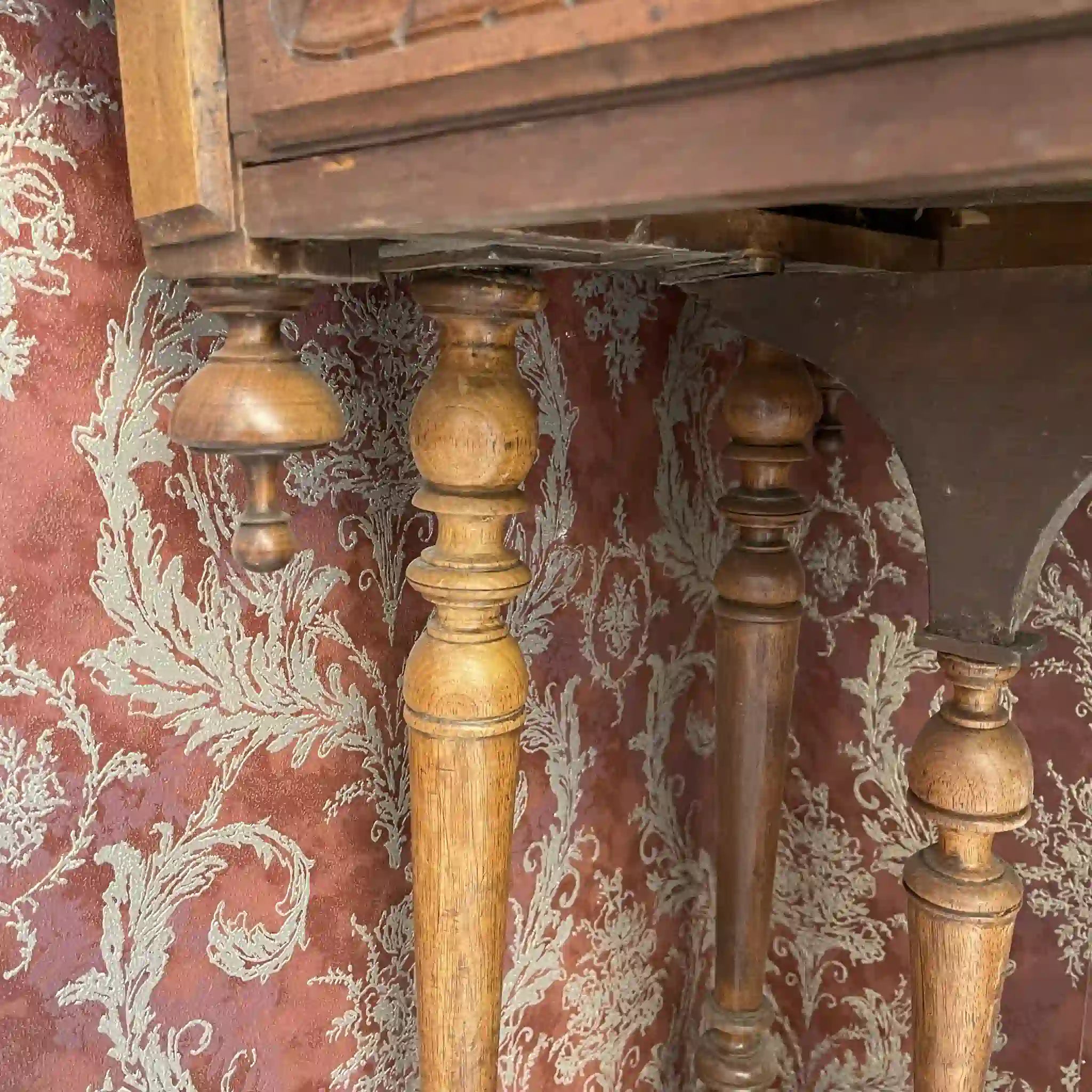 [古董] 古董桌 /
胡桃木/法國