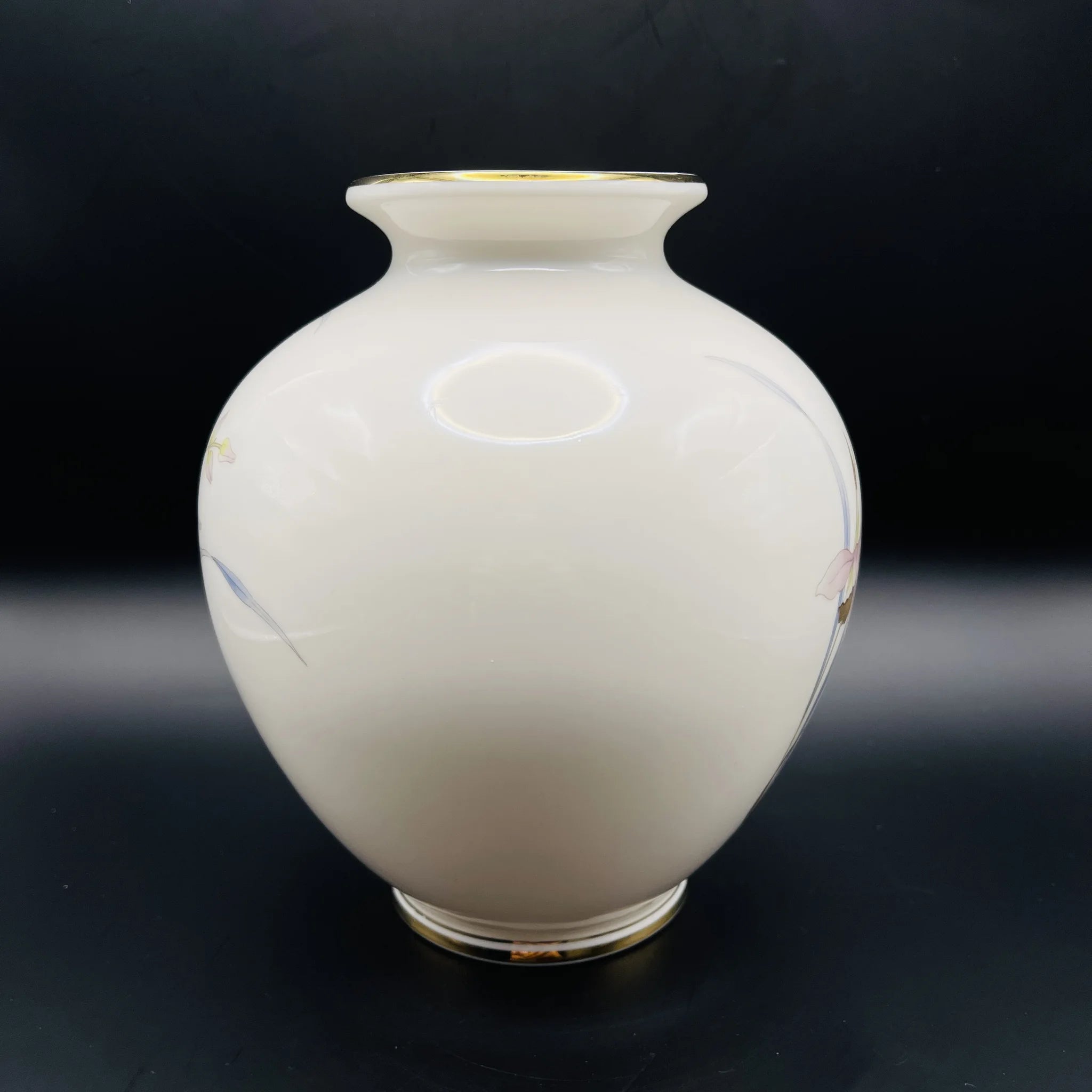 【リユース】 花瓶(フラワーベース) / HOYA(ホヤ) / 蘭 / 陶器 / 日本 / 箱付き