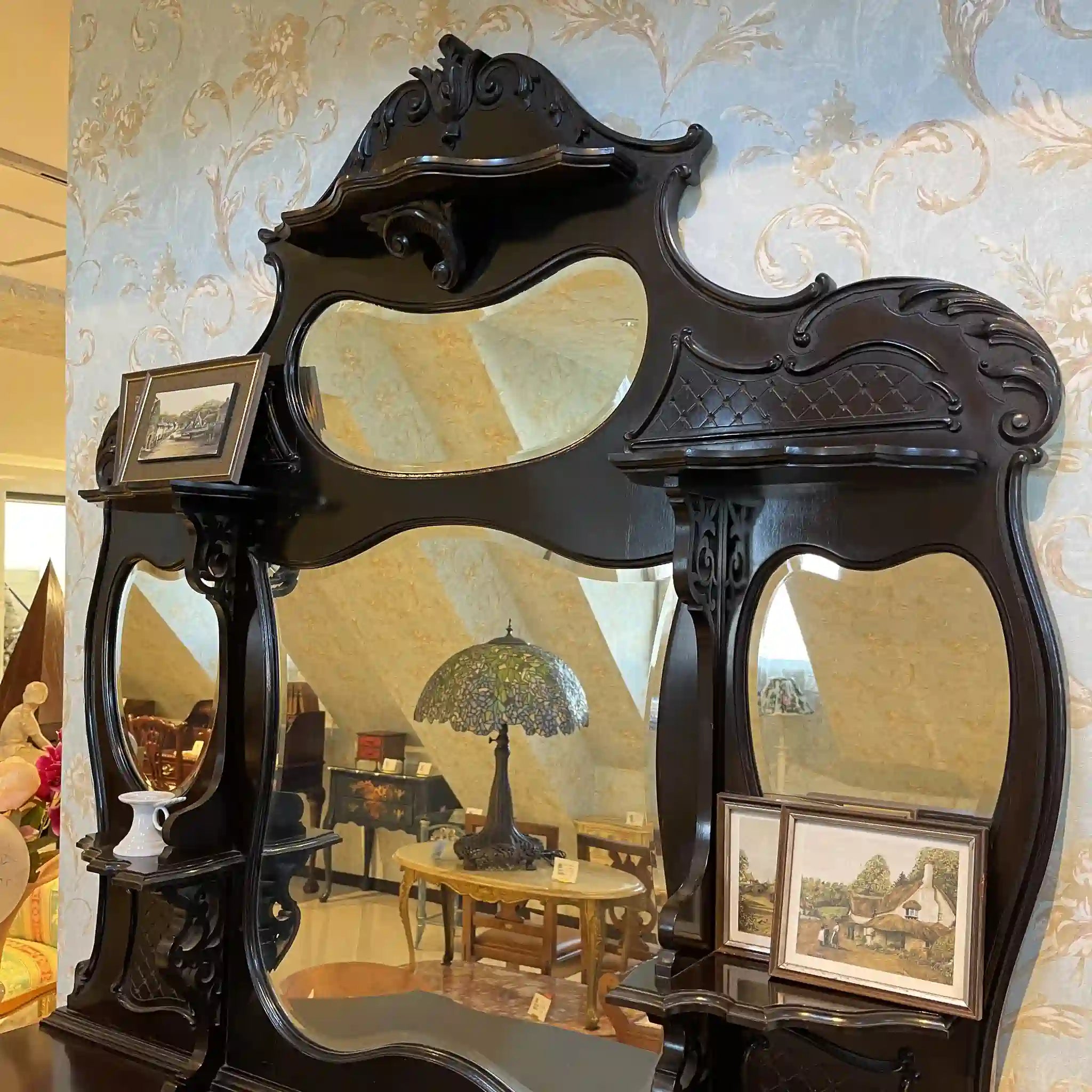 【アンティーク】 アンティークドレッサー(セット） / イギリス直輸入