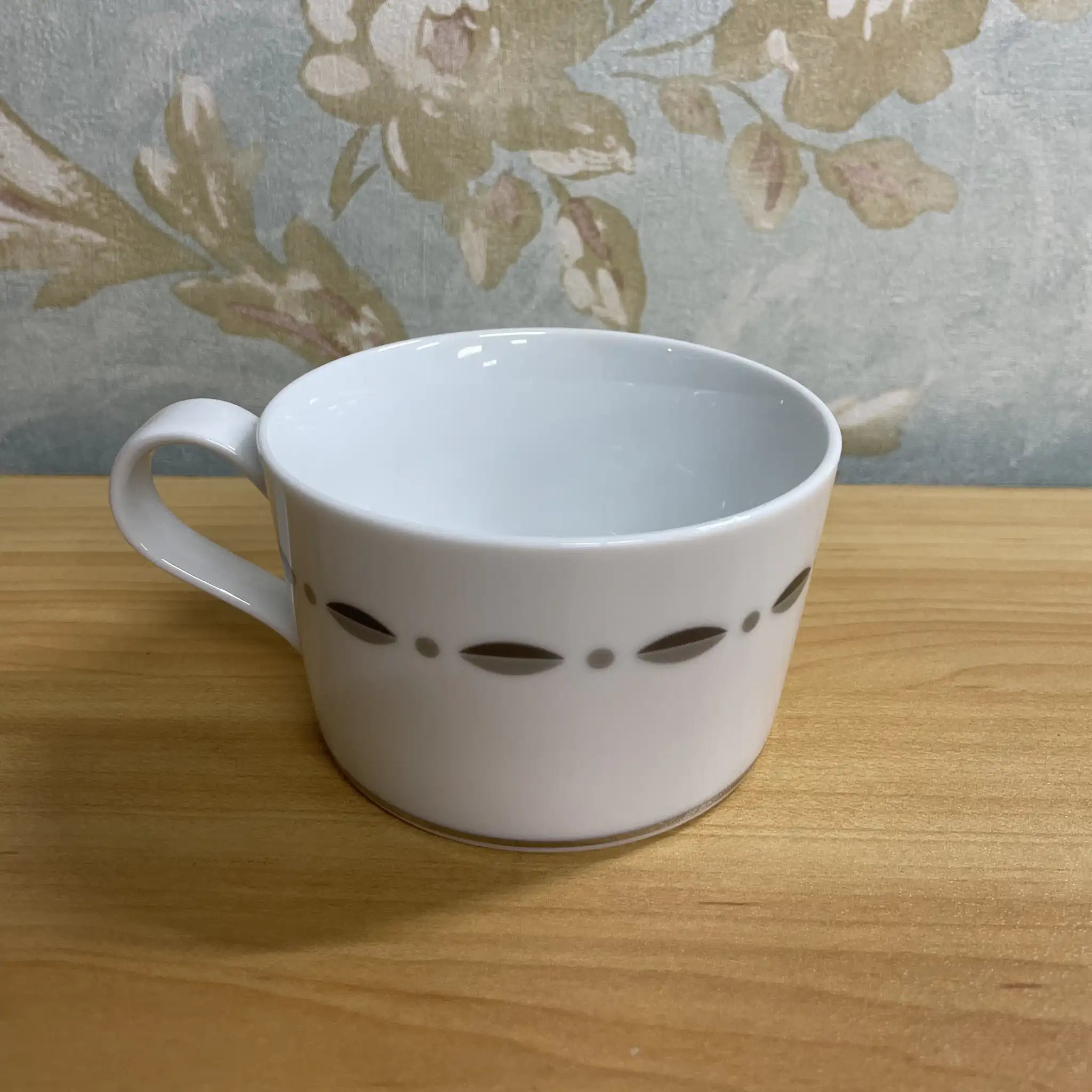 【リユース】 カップ＆ソーサー2P / Tiffany＆Co. (ティファニー) / Gramercy / 1990-2010s / 磁器 / スリランカ / 銀彩