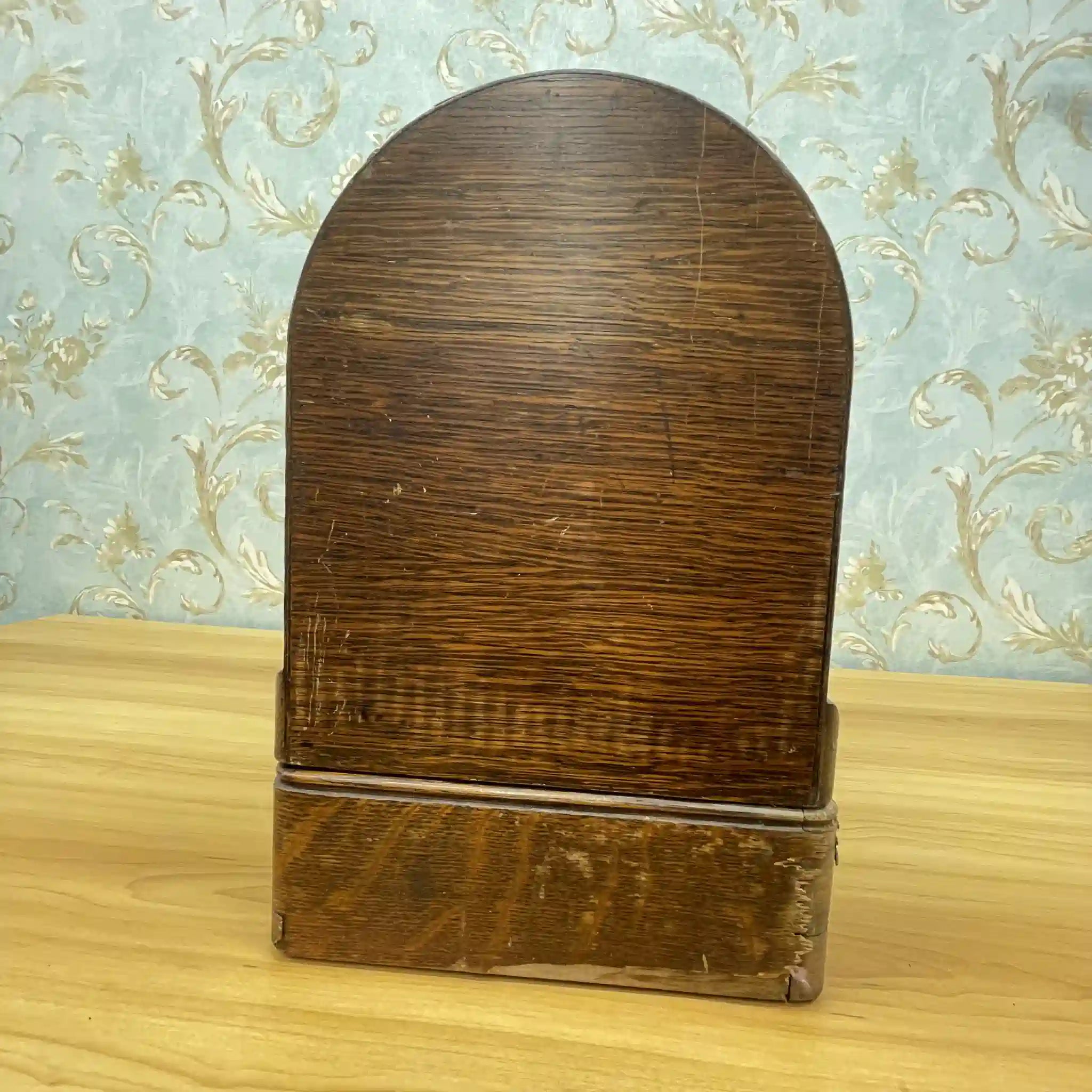 【ビンテージ】 手回しミシン / Singer (シンガー) / 1930s / オーク材 / イギリス / ケース付, 説明書付