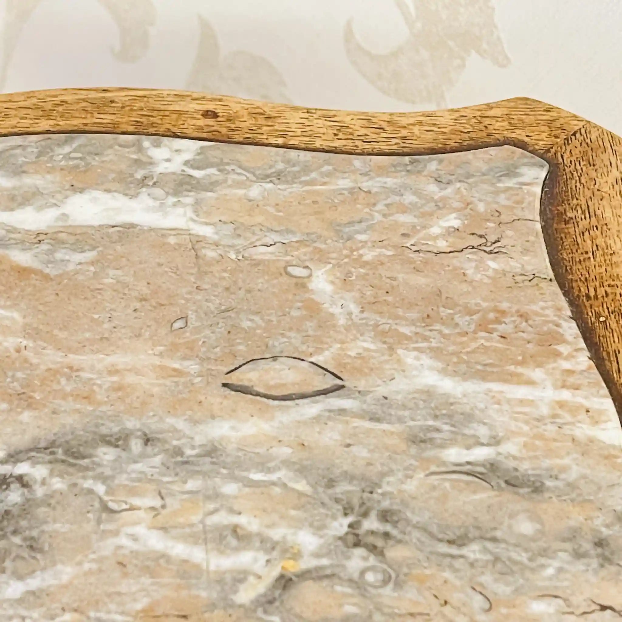 【アンティーク】 プランツスタンド / マーブルトップ / ウォールナット材 / フランス