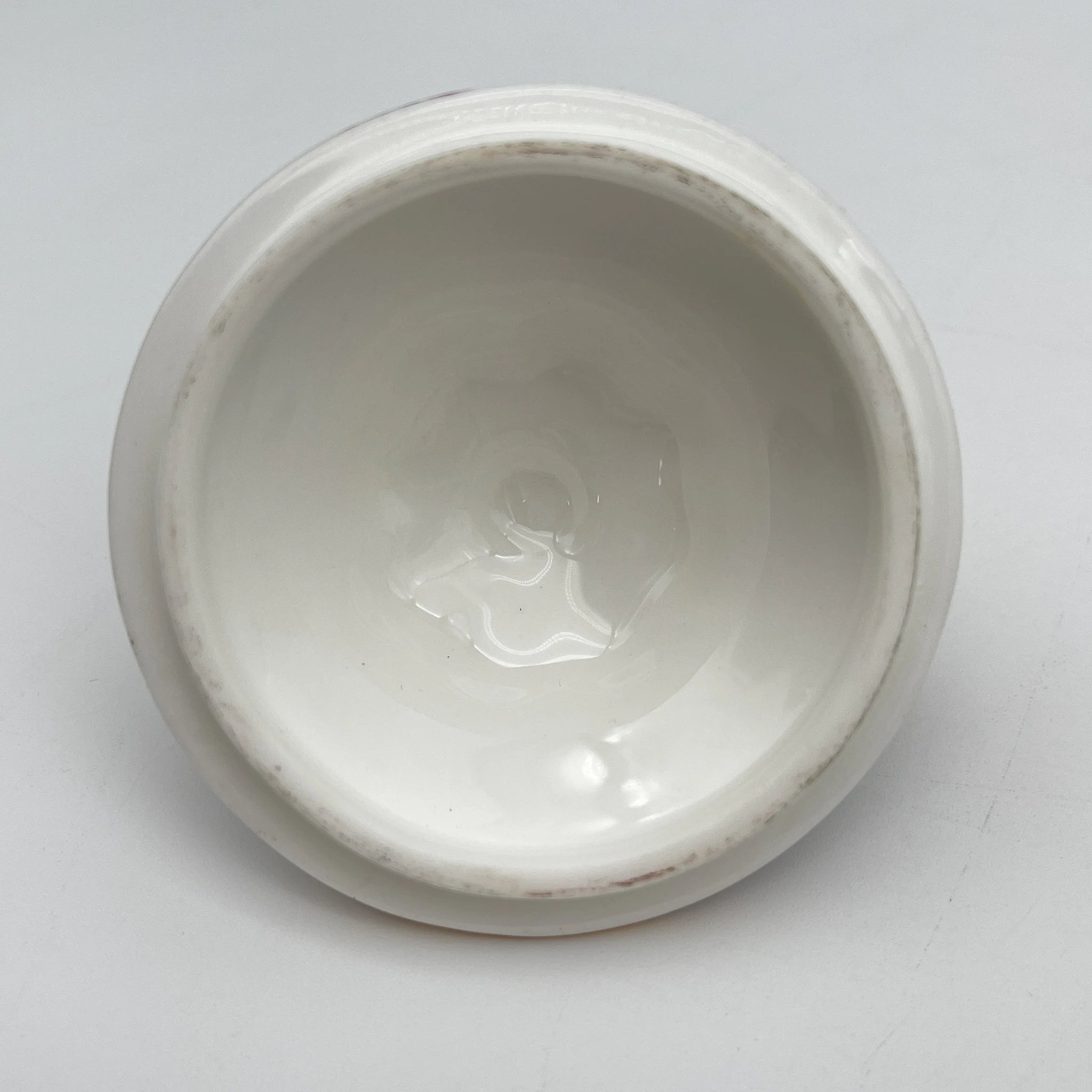 【复古】糖碗（糖罐）/ Royal Albert / Petit Point /估计1930-70s / Bone China /英国/小波湾风
