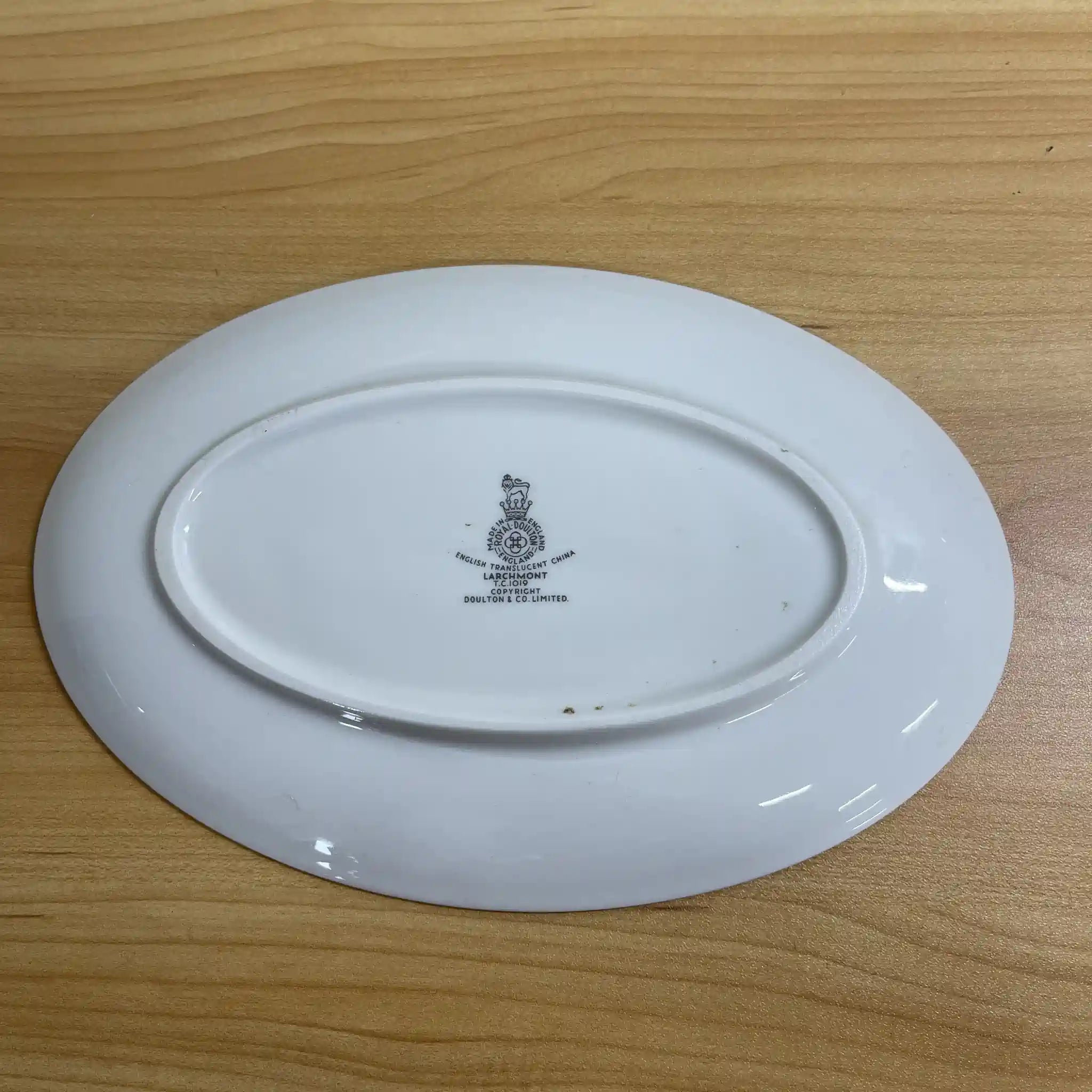 【复古】酱料船+茶托/ Royal Doulton / Larchmont /估计20c中后期/瓷器/英国/金彩