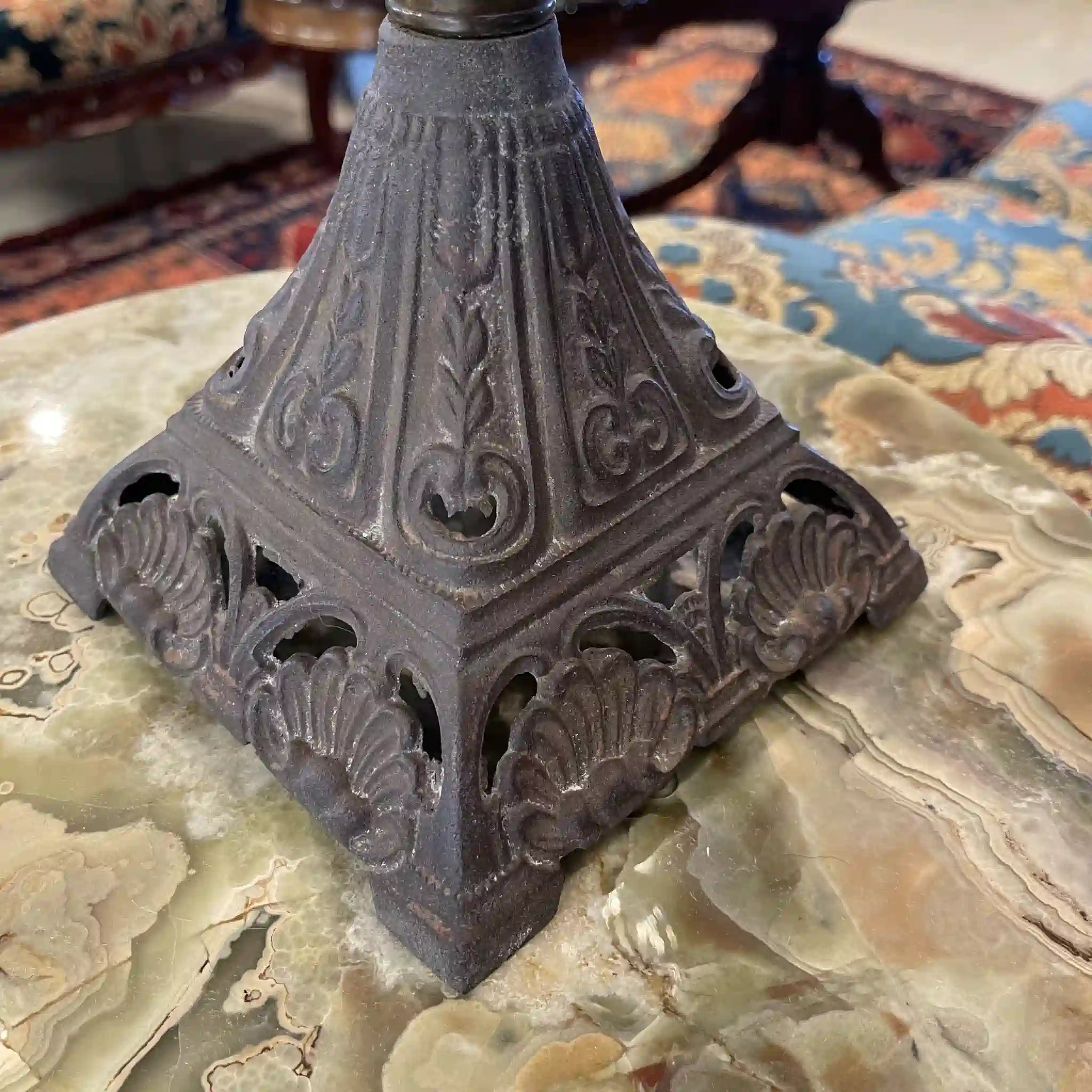 【古董】古董油燈 / 維多利亞風格 / 19世紀 / 英國直接進口