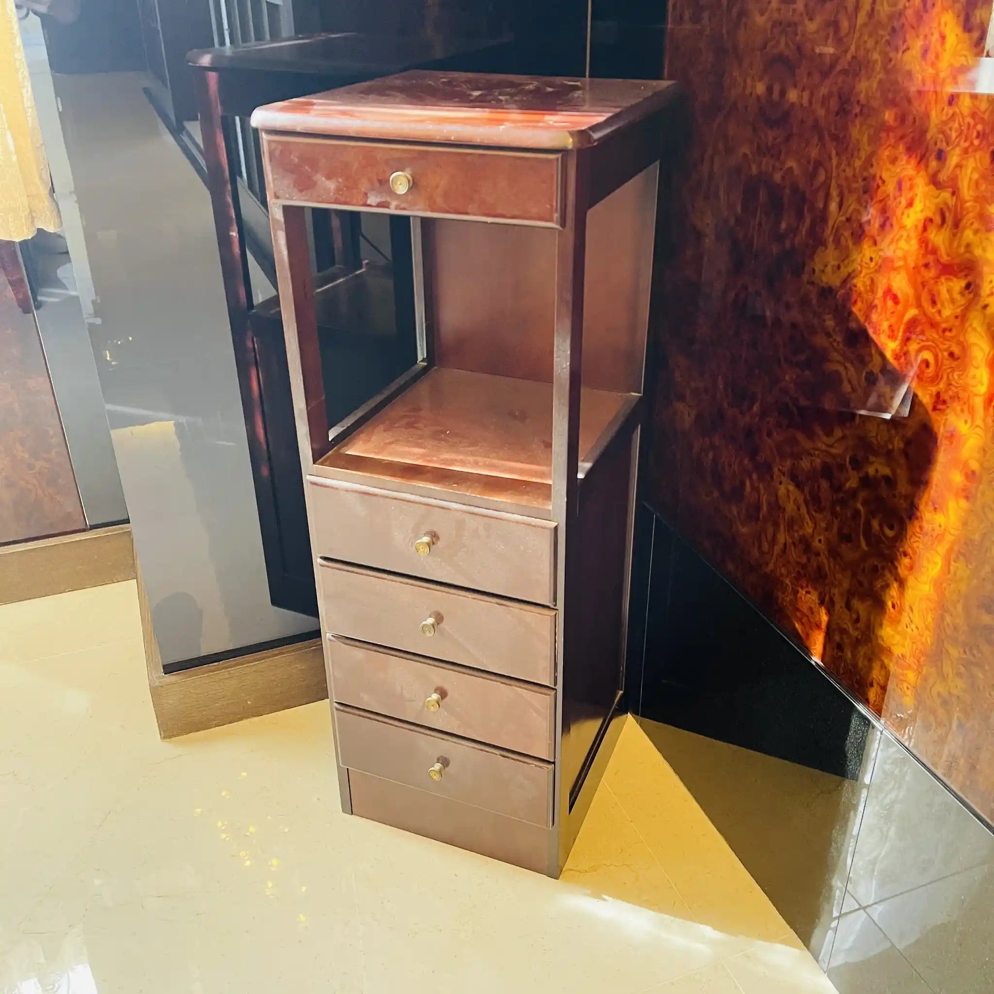 【リユース】 サイドチェスト 引き出し5段