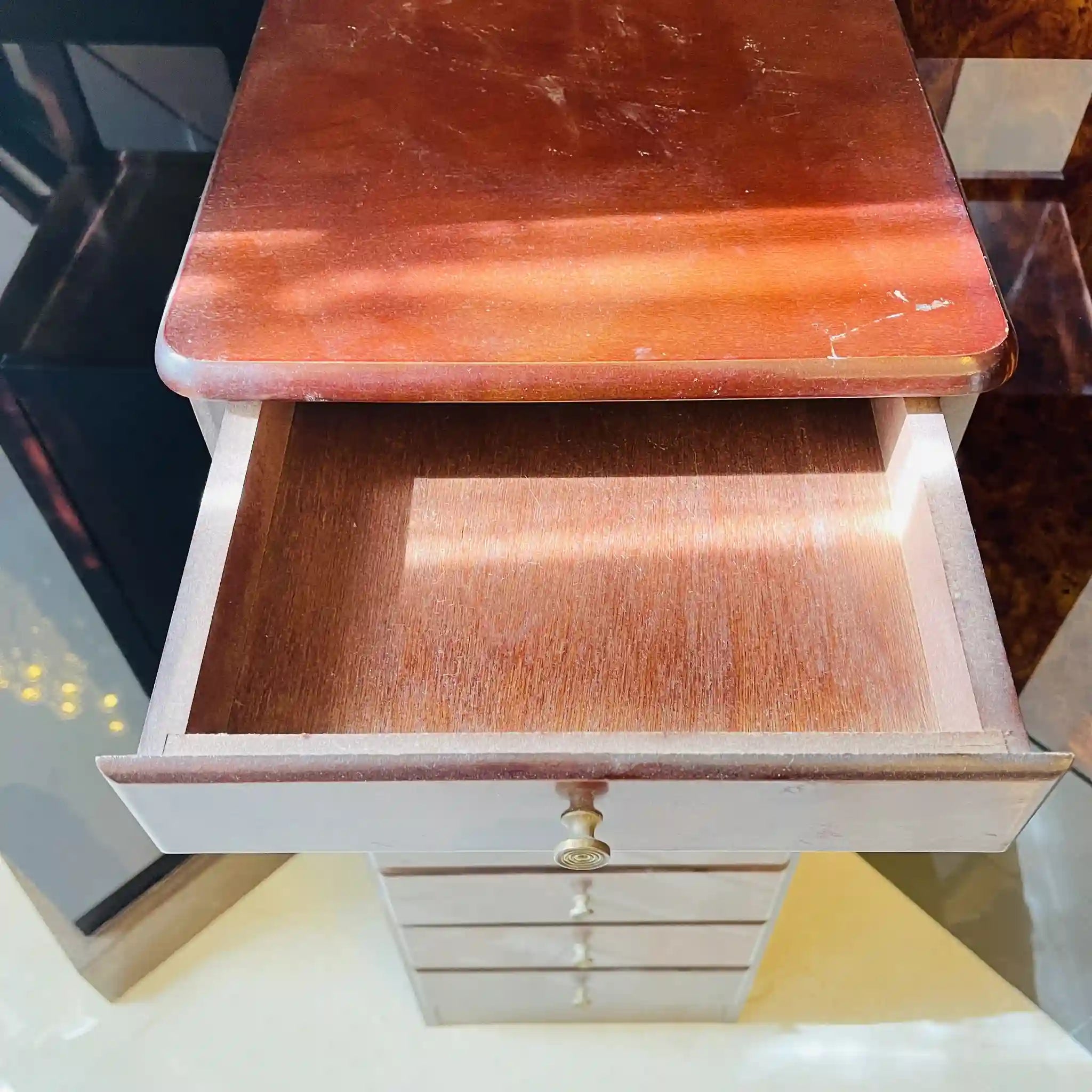 【リユース】 サイドチェスト 引き出し5段