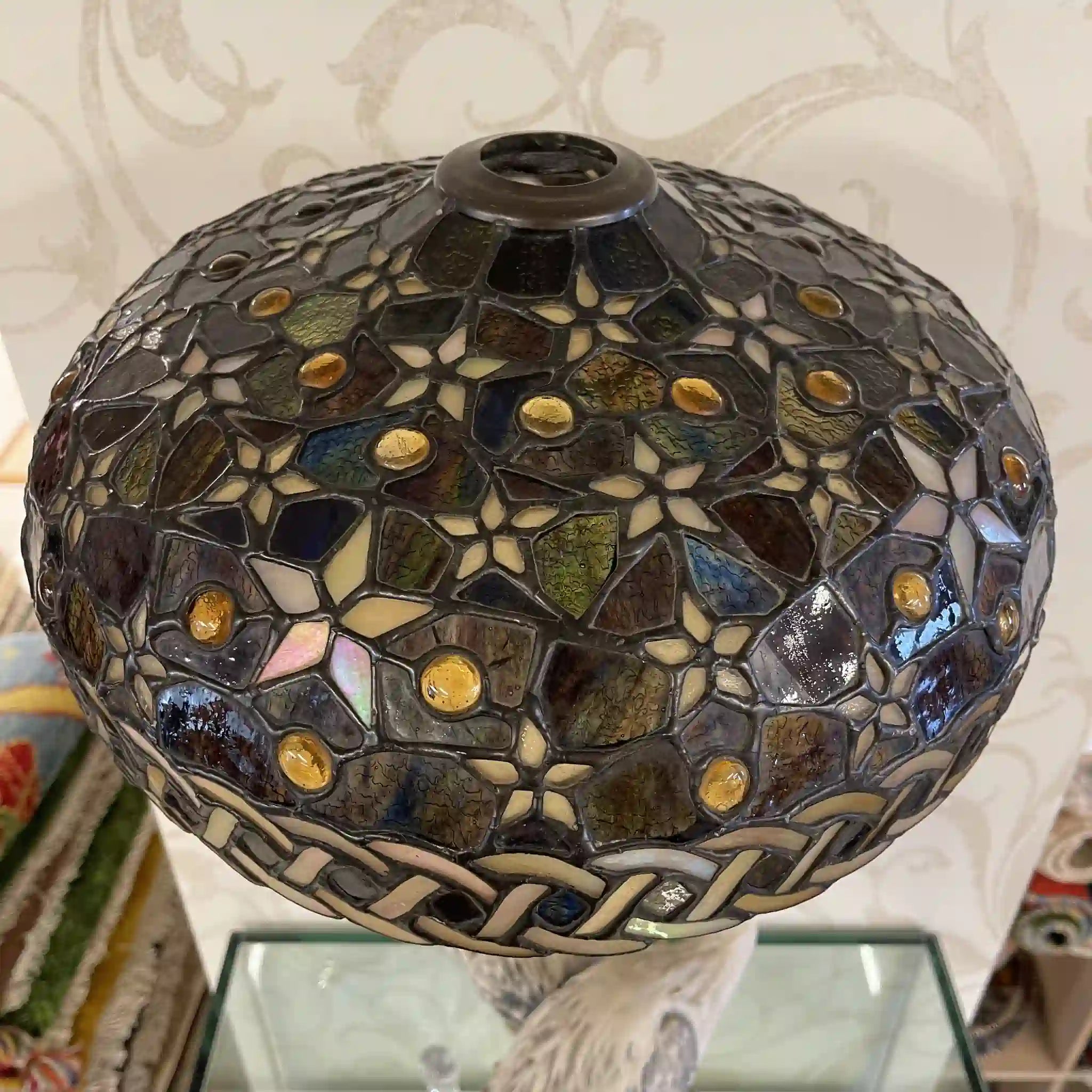 【アンティーク】 テーブルランプ＆ランプシェード