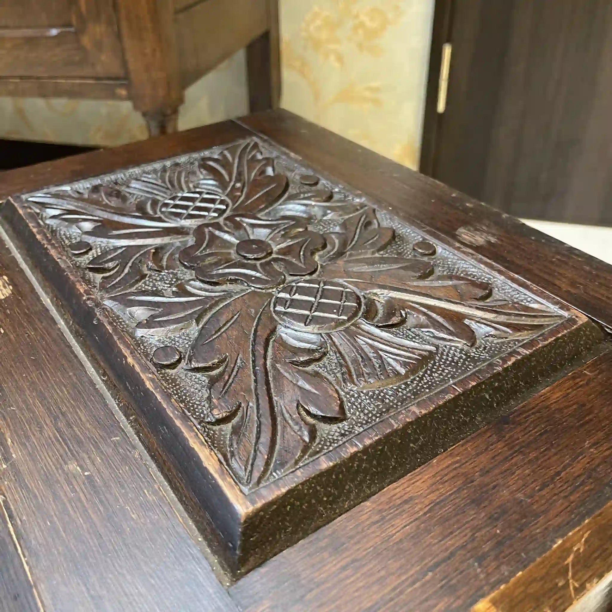 【アンティーク】 ブランケットチェスト / 1920年 / オーク材 / イギリス