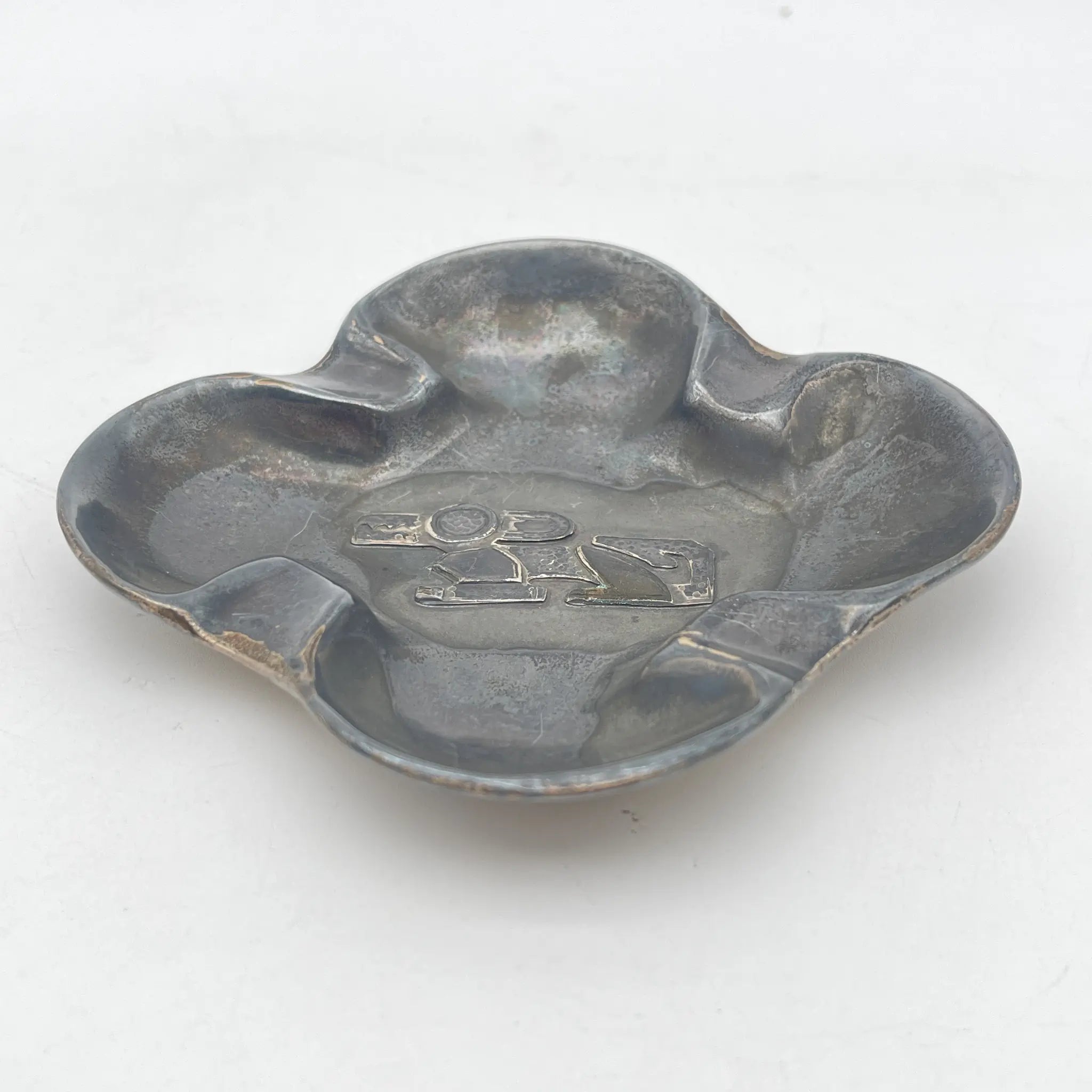 [Vintage] Ashtray / Del Pilar / Estimated 1950-70s / Sterling Silver / Peru