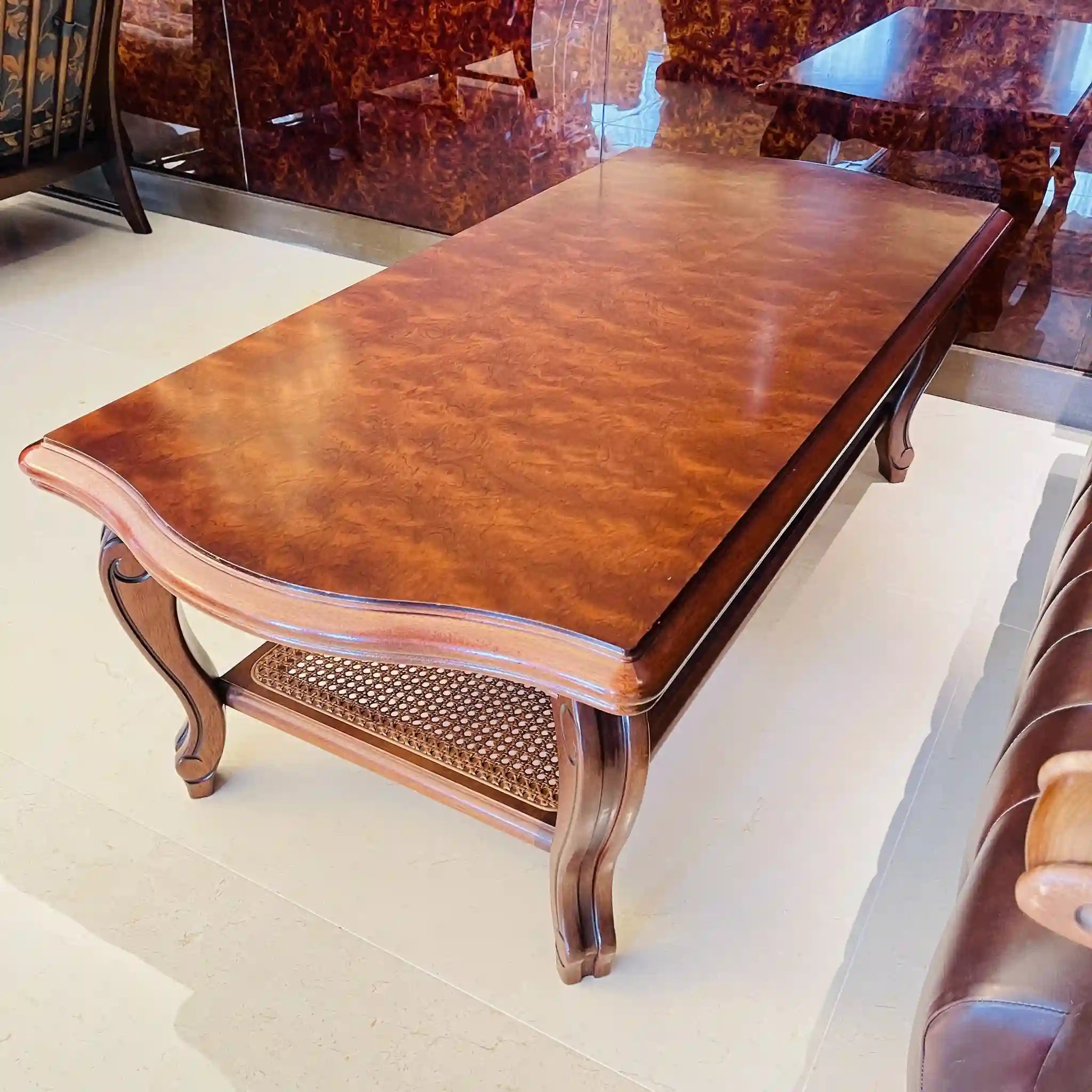 ビンテージ調ソファセット / カリモク / 本革 / 2Pソファ,1Pソファ,ローテーブル