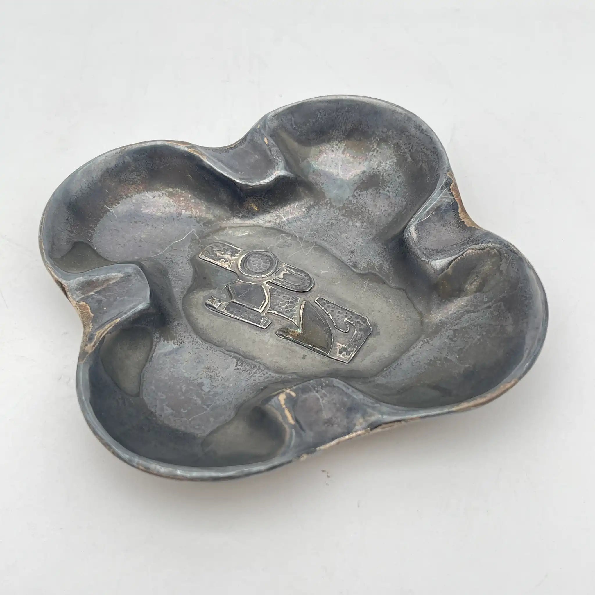 [Vintage] Ashtray / Del Pilar / Estimated 1950-70s / Sterling Silver / Peru