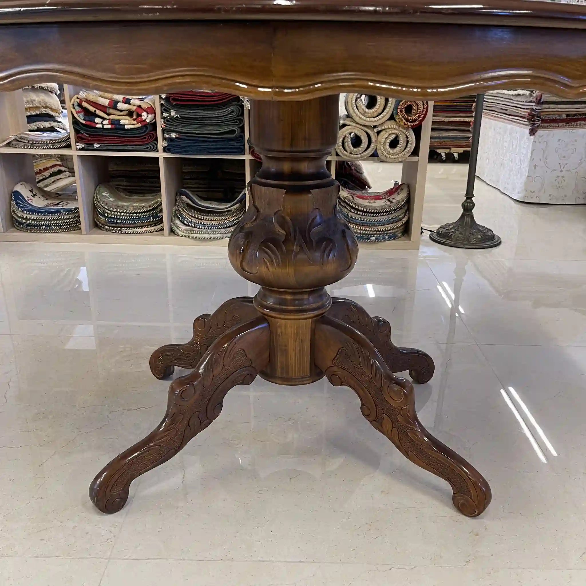 [Antique] Antique Dining Set / Italy / Inlay 